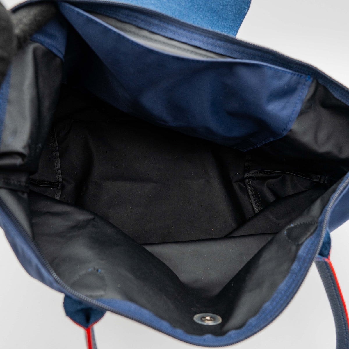 Longchamp Le Pliage Club Tote Bab Navy Blue/Red