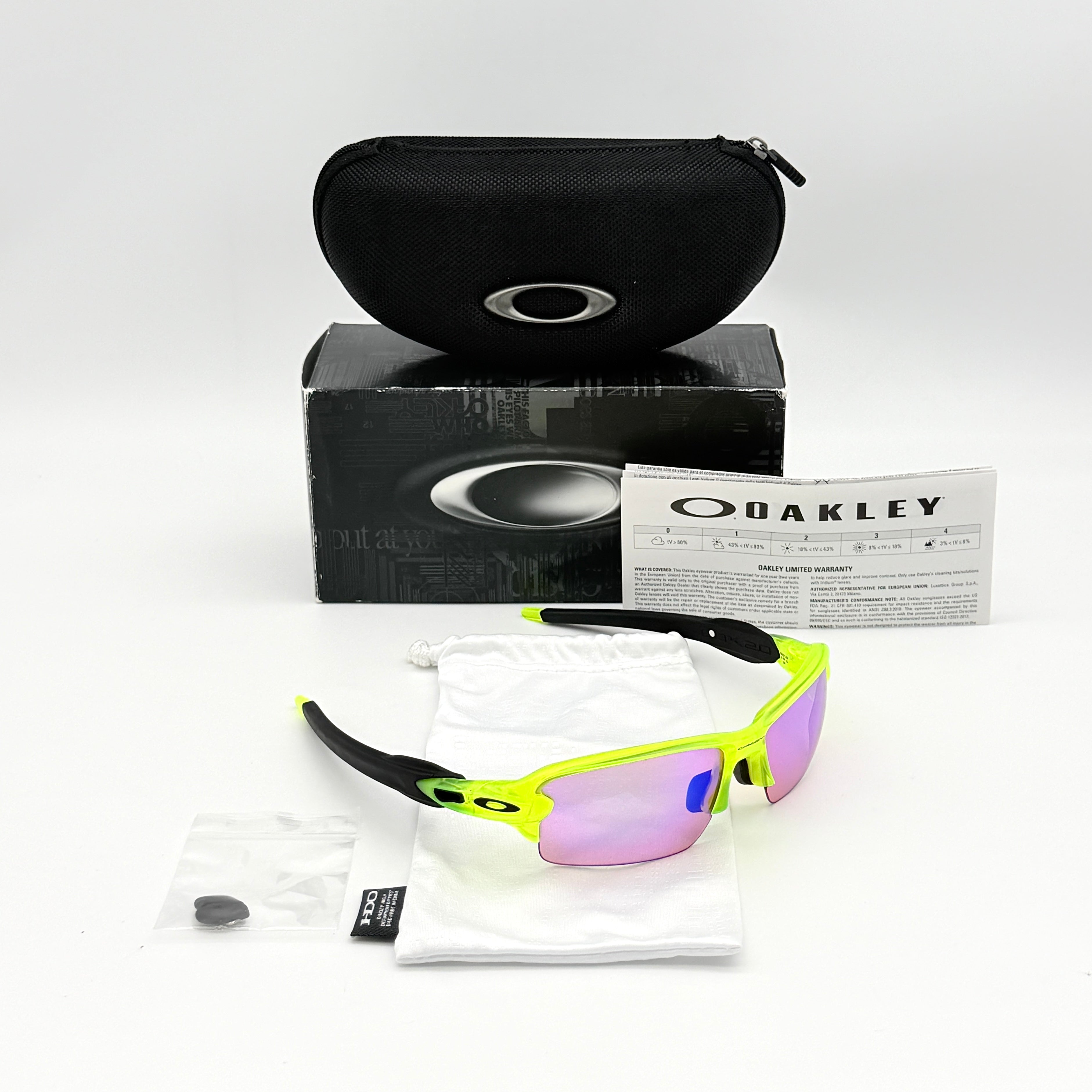 Oakley Prizm Flak 2.0 OO9271-08 Sunglasses Neon Yellow/Black