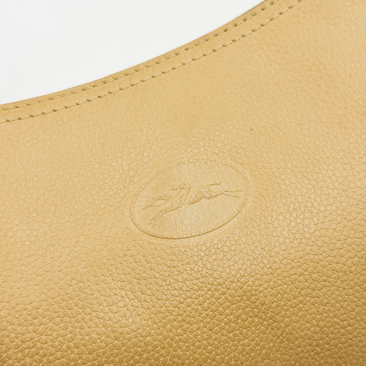 Longchamp 2Way Leather Shoulder Bag Beige