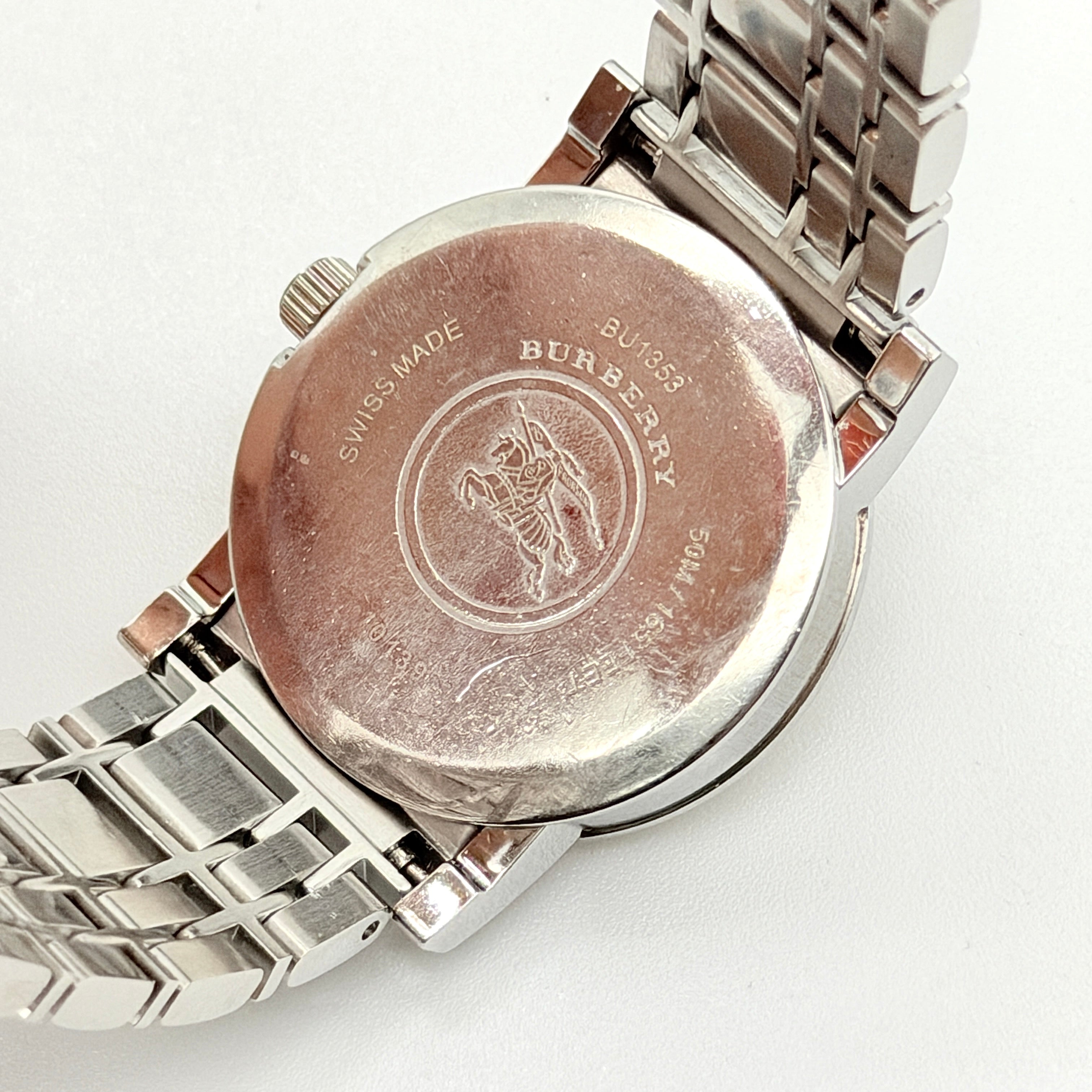 Burberry Heritage BU1353 Champagne Dial Stainless Steel Watch