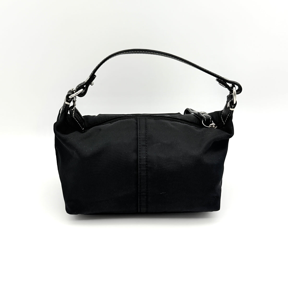 Coach Nylon Mini Shoulder Bag Black
