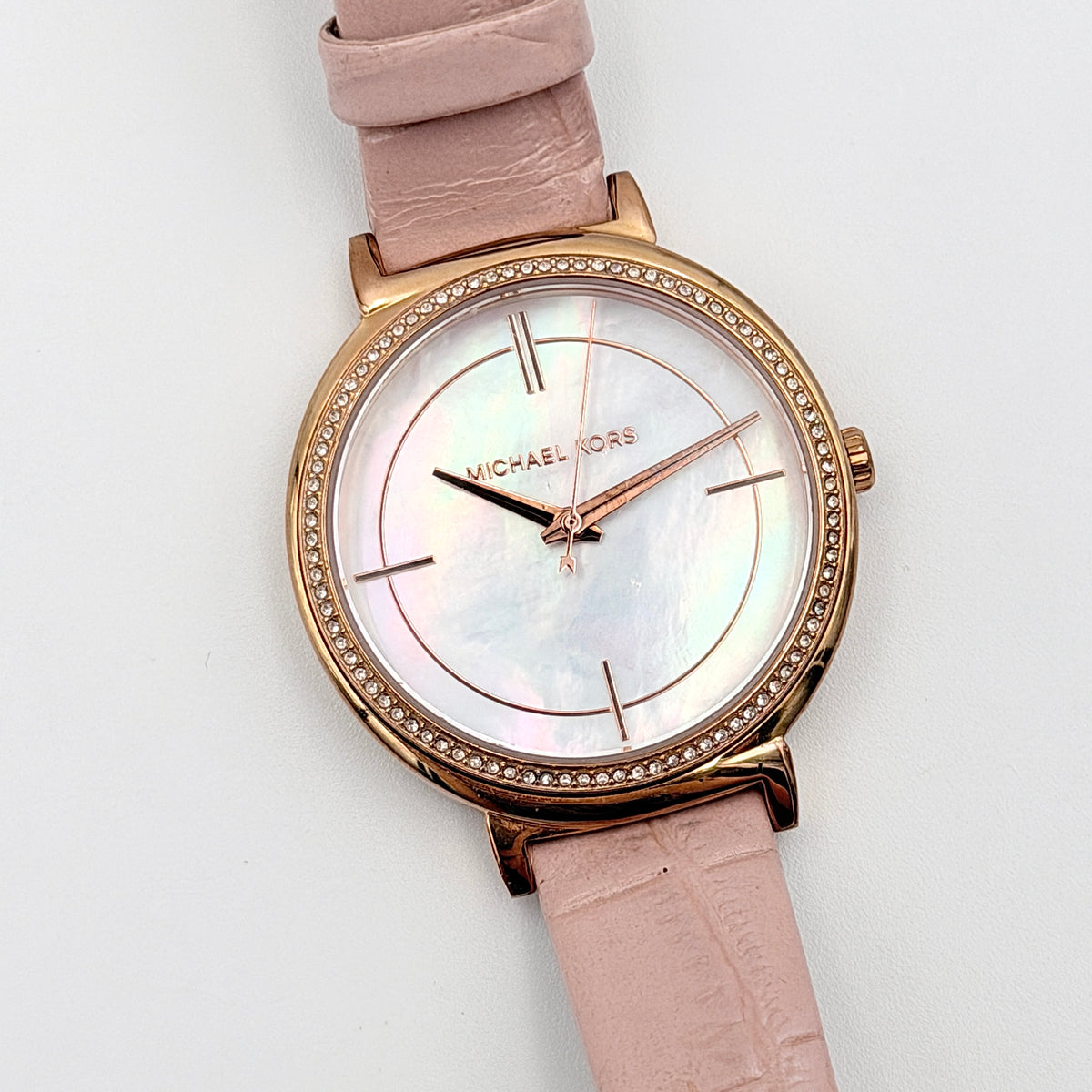 Michael Kors Cinthia MK2663 Mother of Pearl Dial Watch Rose Gold