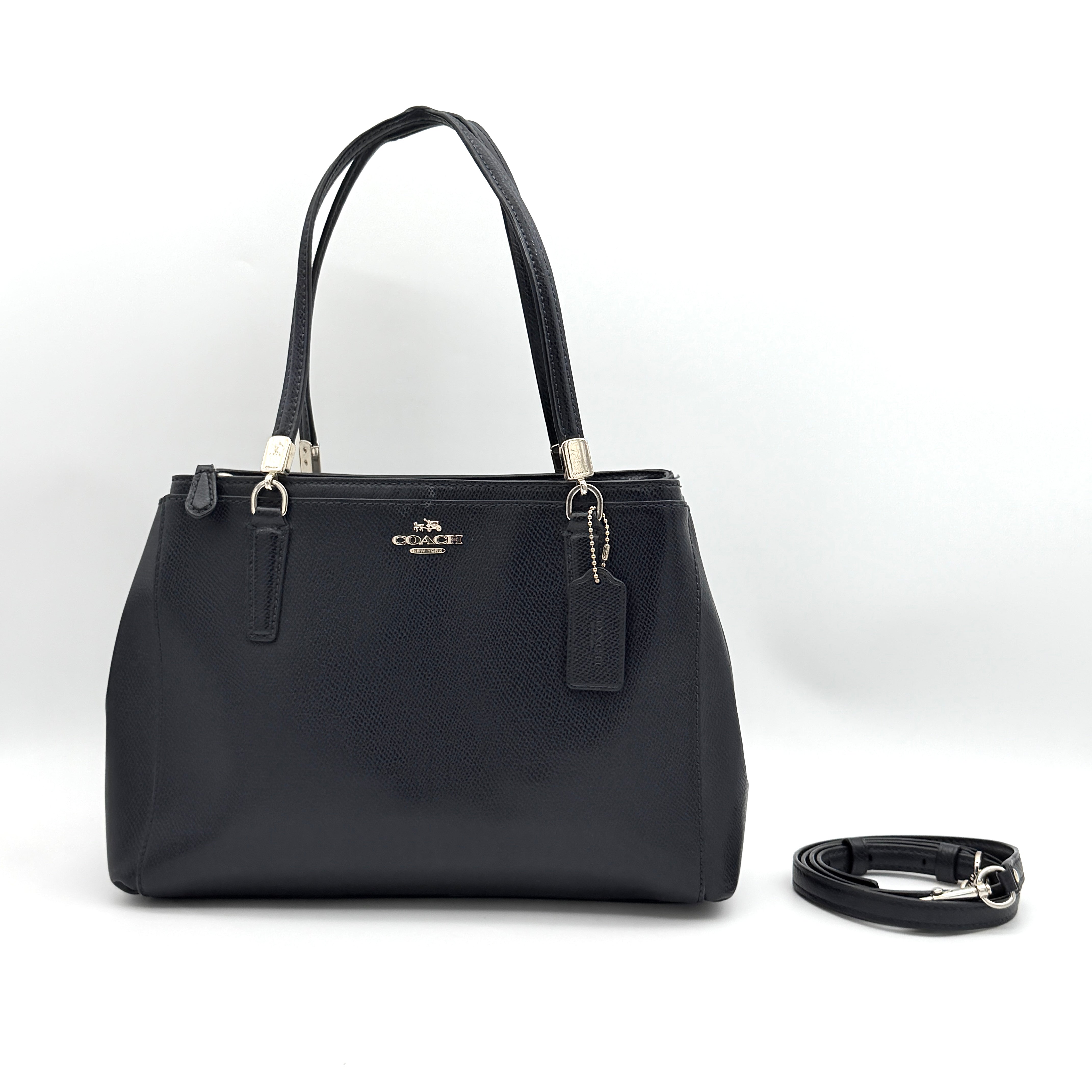 Coach 2Way Christie Carryall Handbag Black