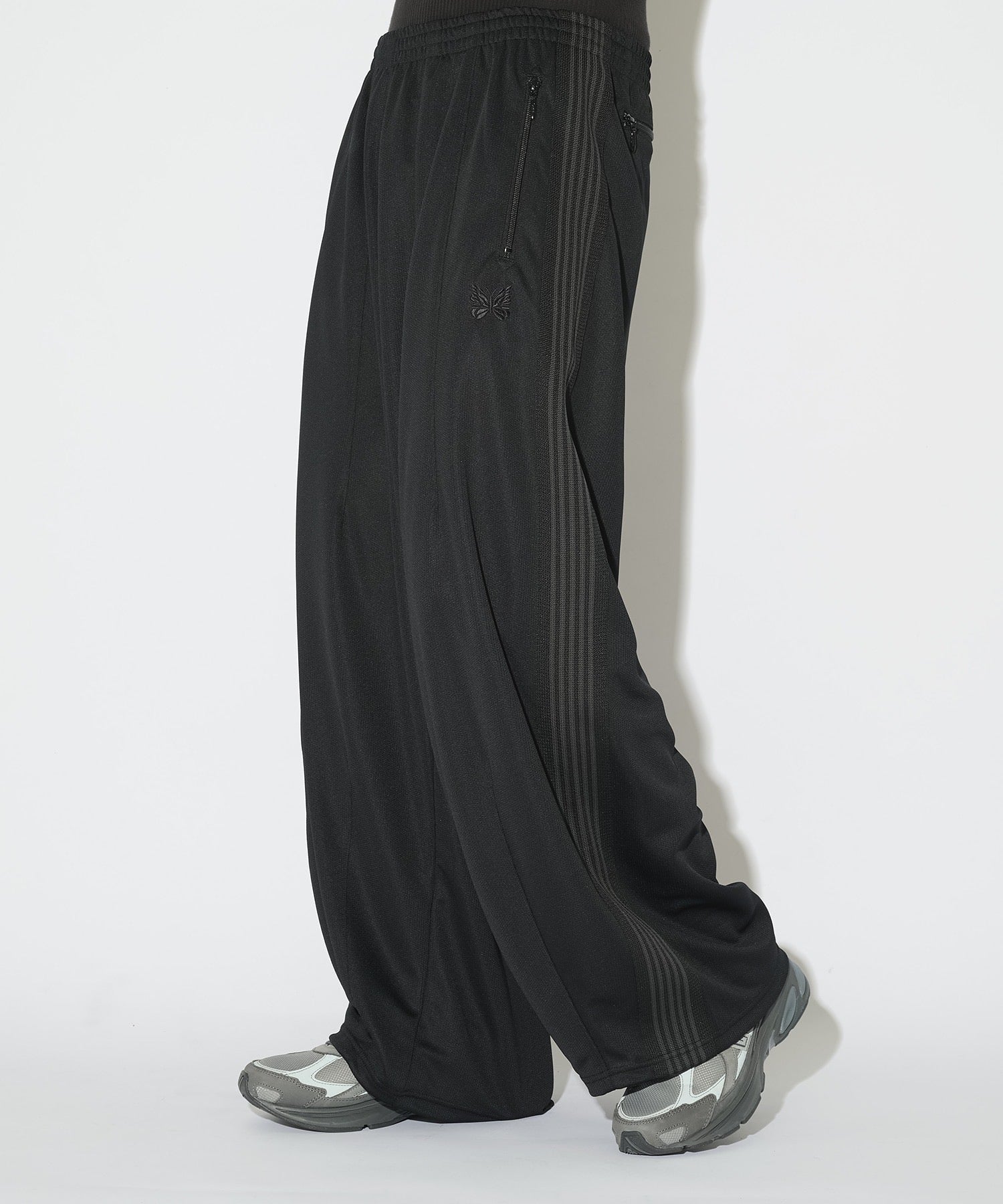 Needles H.D. Poly Mesh Track Pant Black