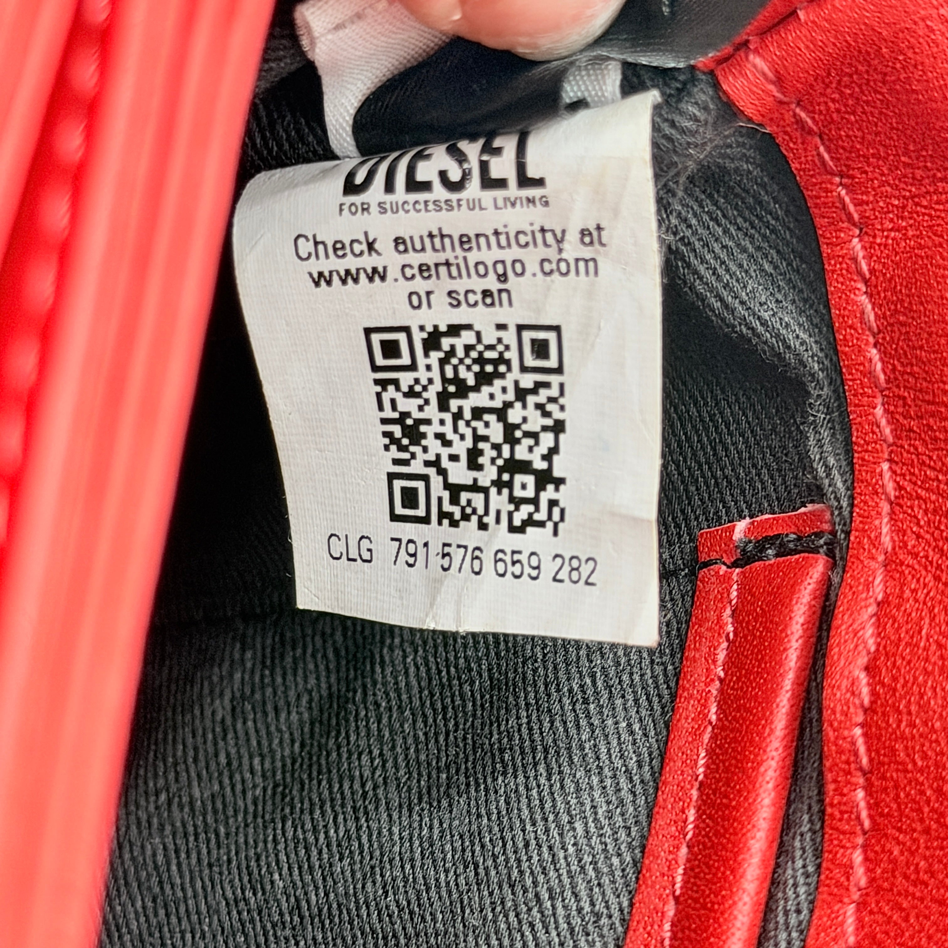 Diesel 2Way 1DR Shoulder Bag Red