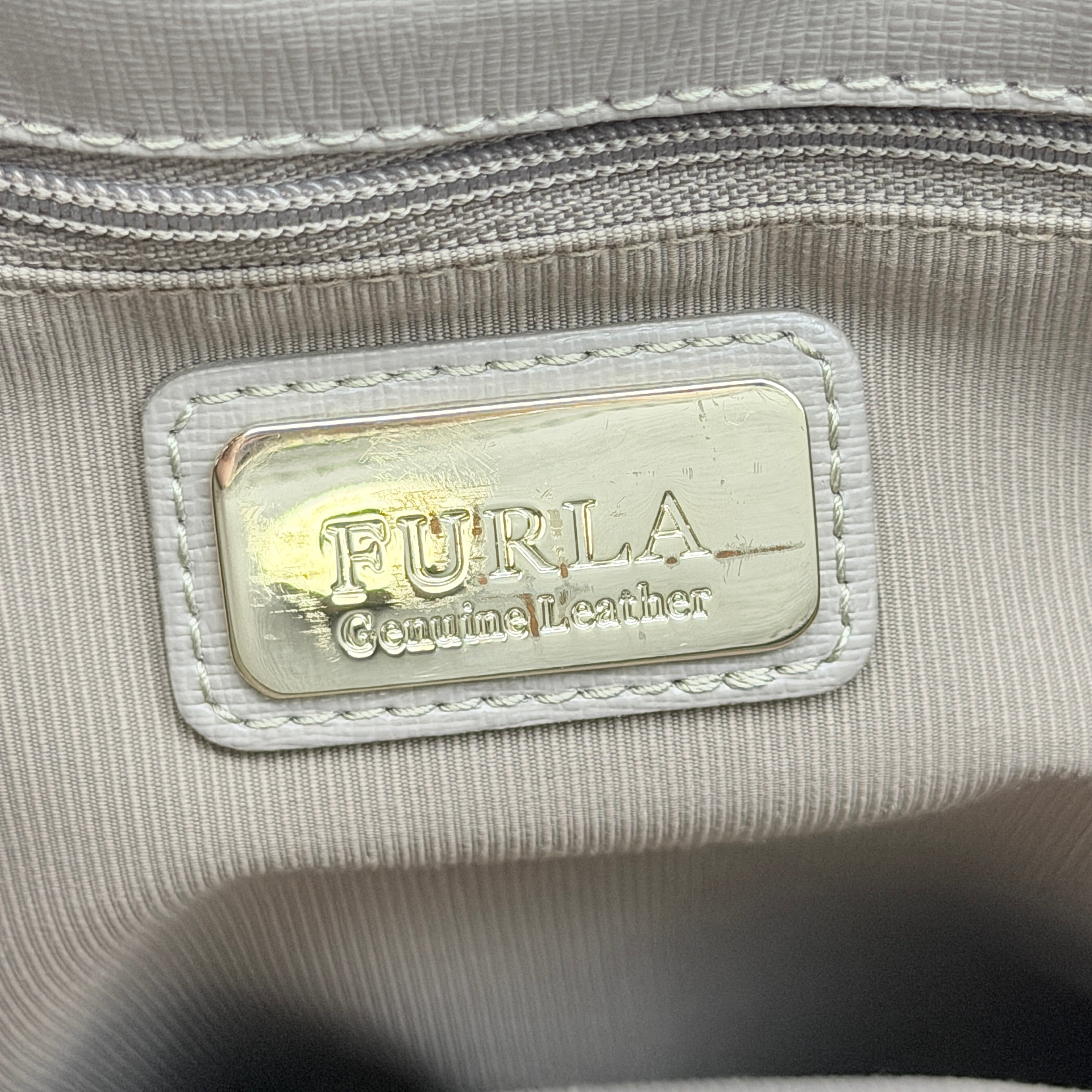 Furla Tessa Handbag Grey