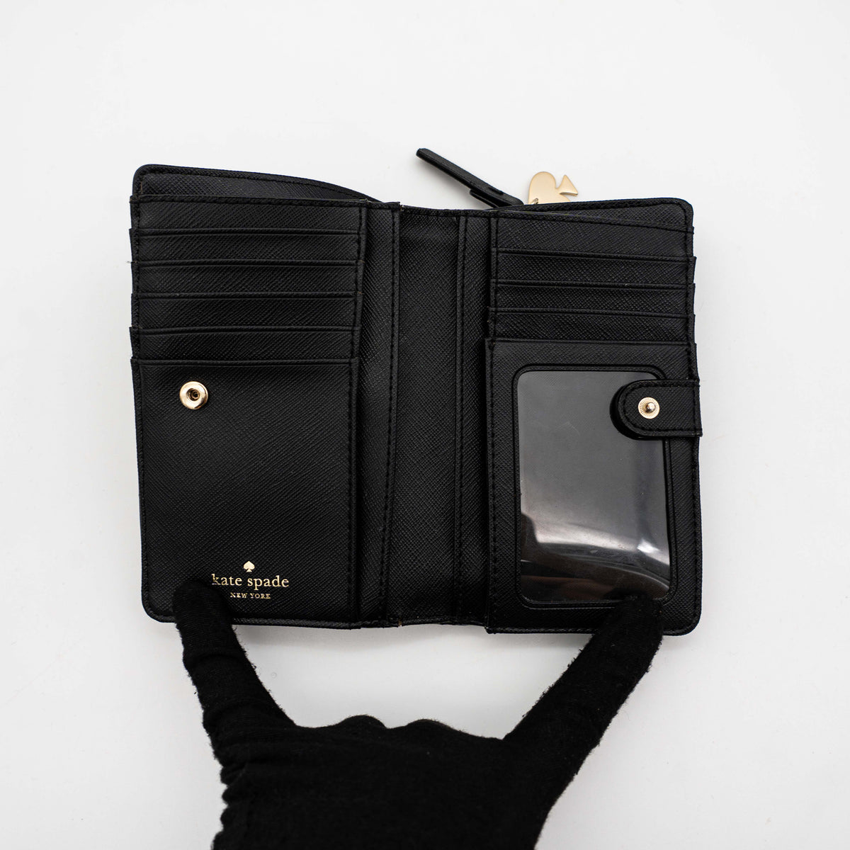 Kate Spade New York Jazz Things Up Cat Wallet Black/Multi