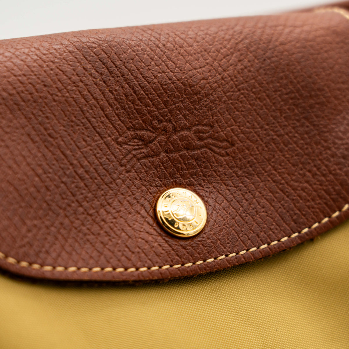 Longchamp Le Pliage Original Tote Bag Yellow/Brown