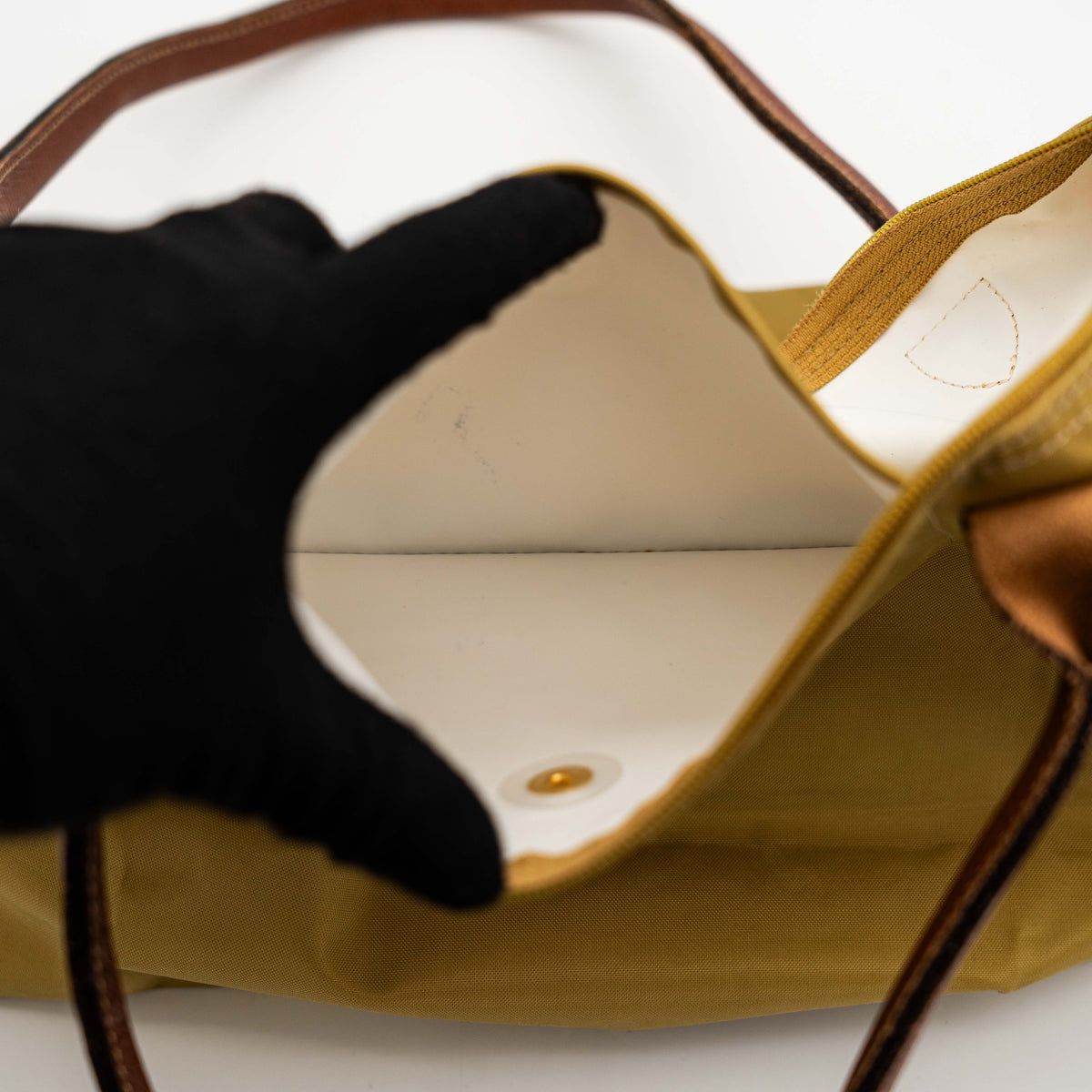 Longchamp Le Pliage Original Tote Bag Yellow/Brown