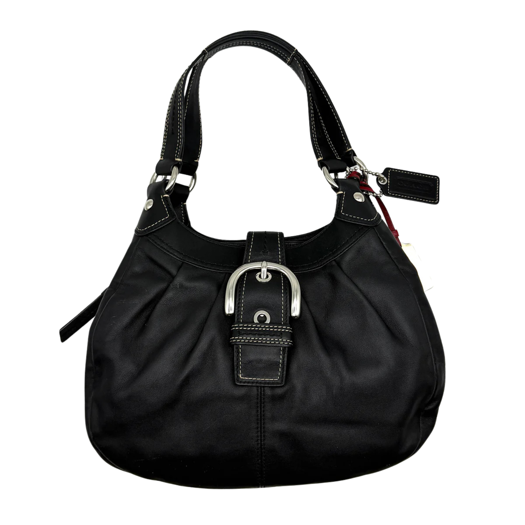 Coach Y2K Soho Lynn Hobo Shoulder Bag Black
