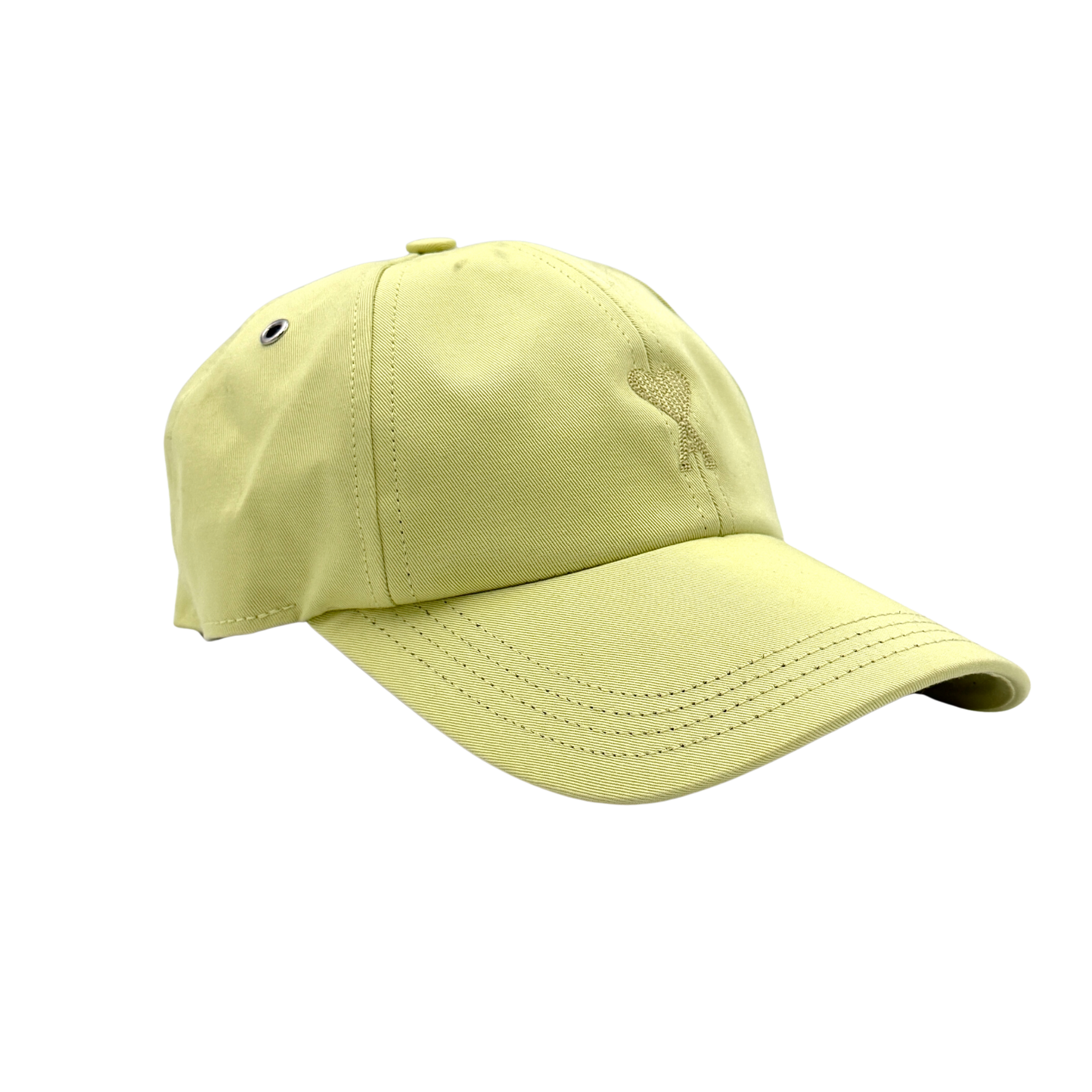 Ami Paris Ami de Coeur Baseball Cap Yellow