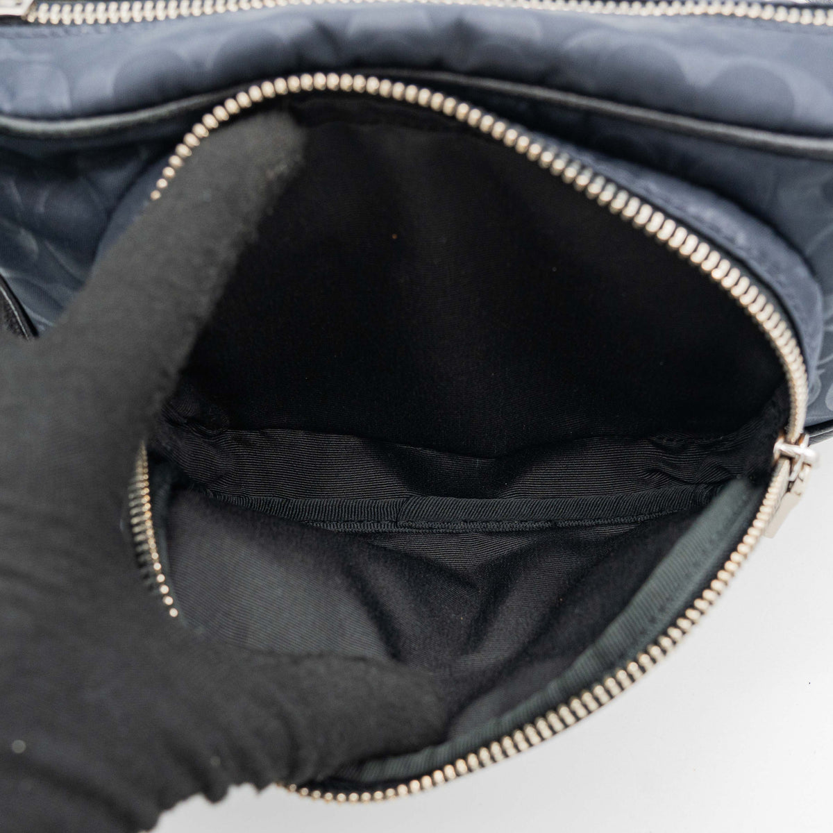 Coach Court Belt Bag Navy Blue