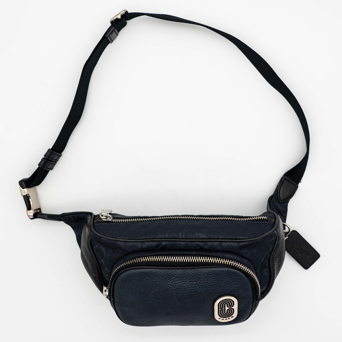 Coach Court Belt Bag Navy Blue