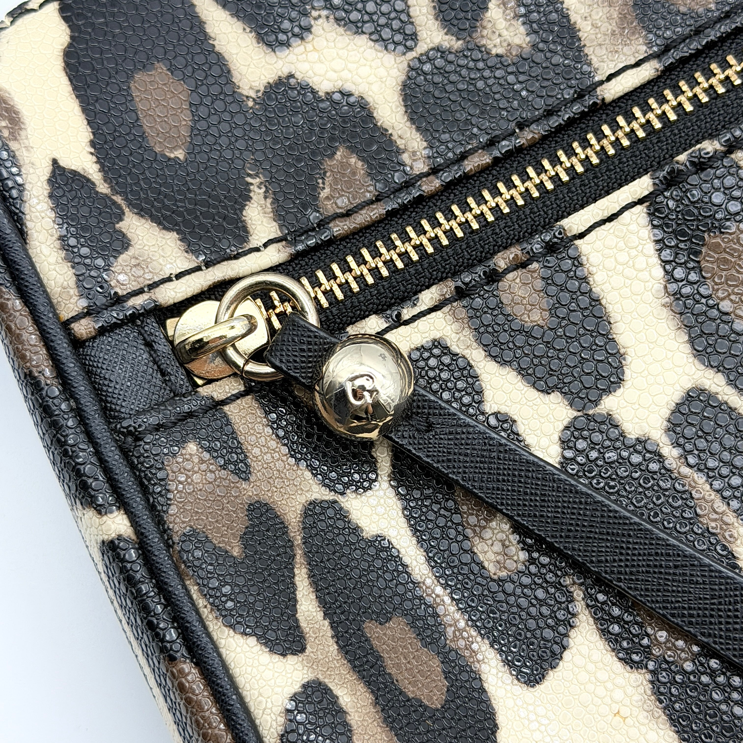 Kate Spade New York Leopard Crossbody Bag Black