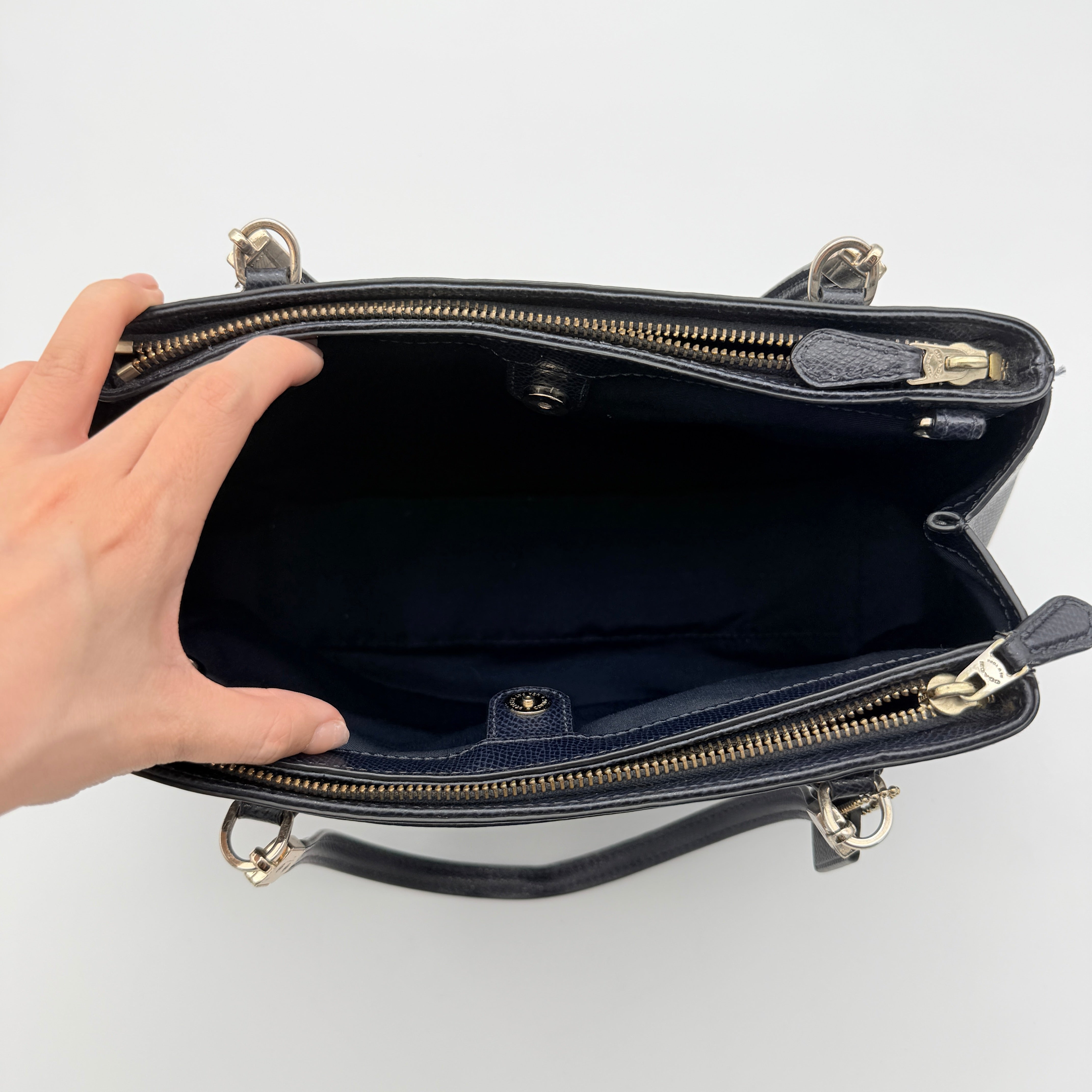 Coach 2Way Christie Carryall Handbag Black