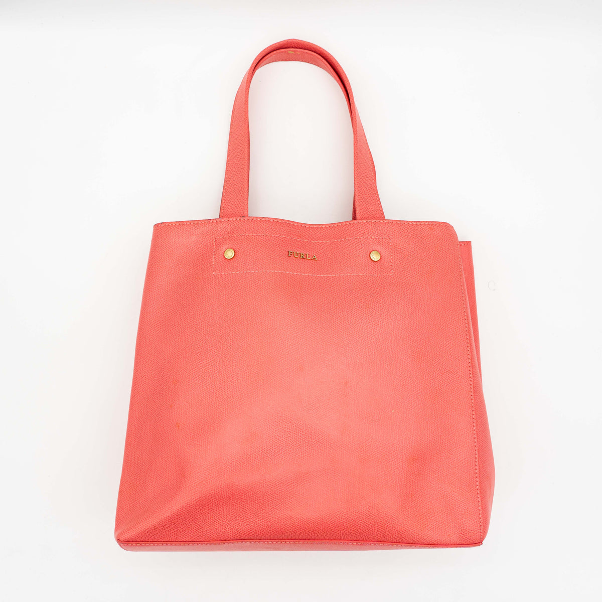 Furla Leather Tote Bag Pink