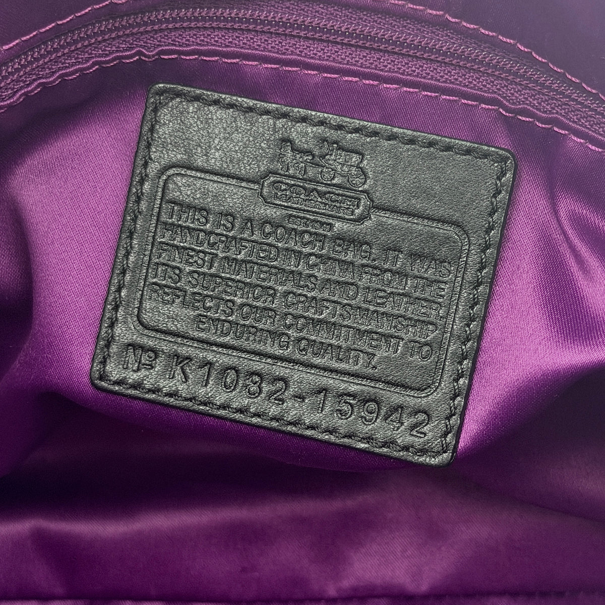 Coach Sophia Madison Pleated Shoulder Bag in black leather with gold hardware, displayed with detachable strap and dust bag.