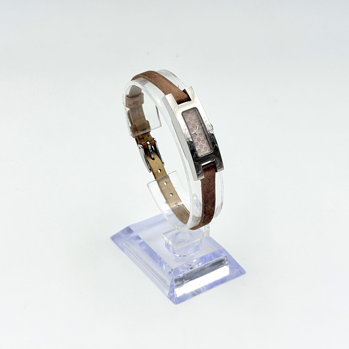 Gucci 3900L GG Monogram Pink Dial Watch