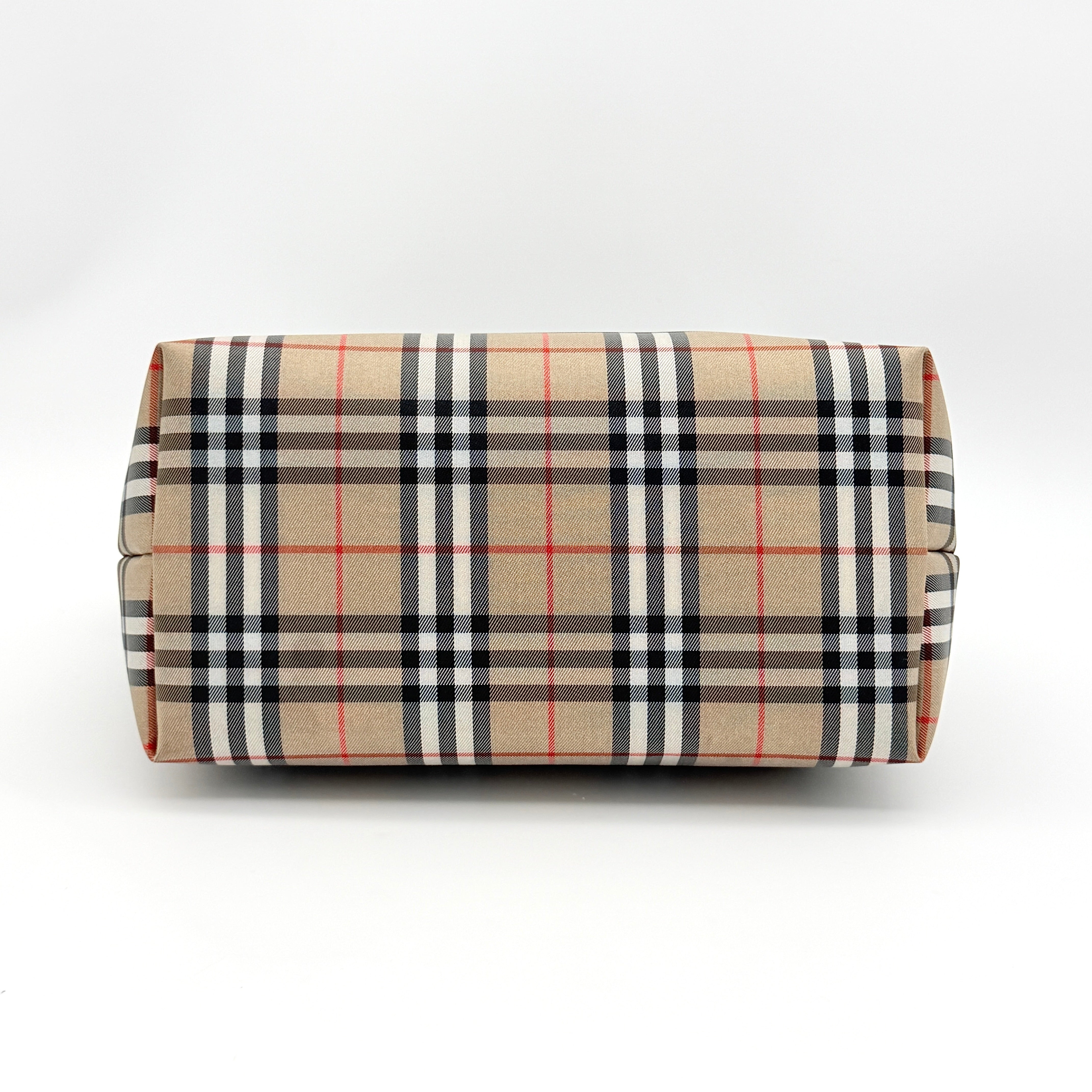 Burberry London Nova Check Mini Hobo Shoulder Bag Beige