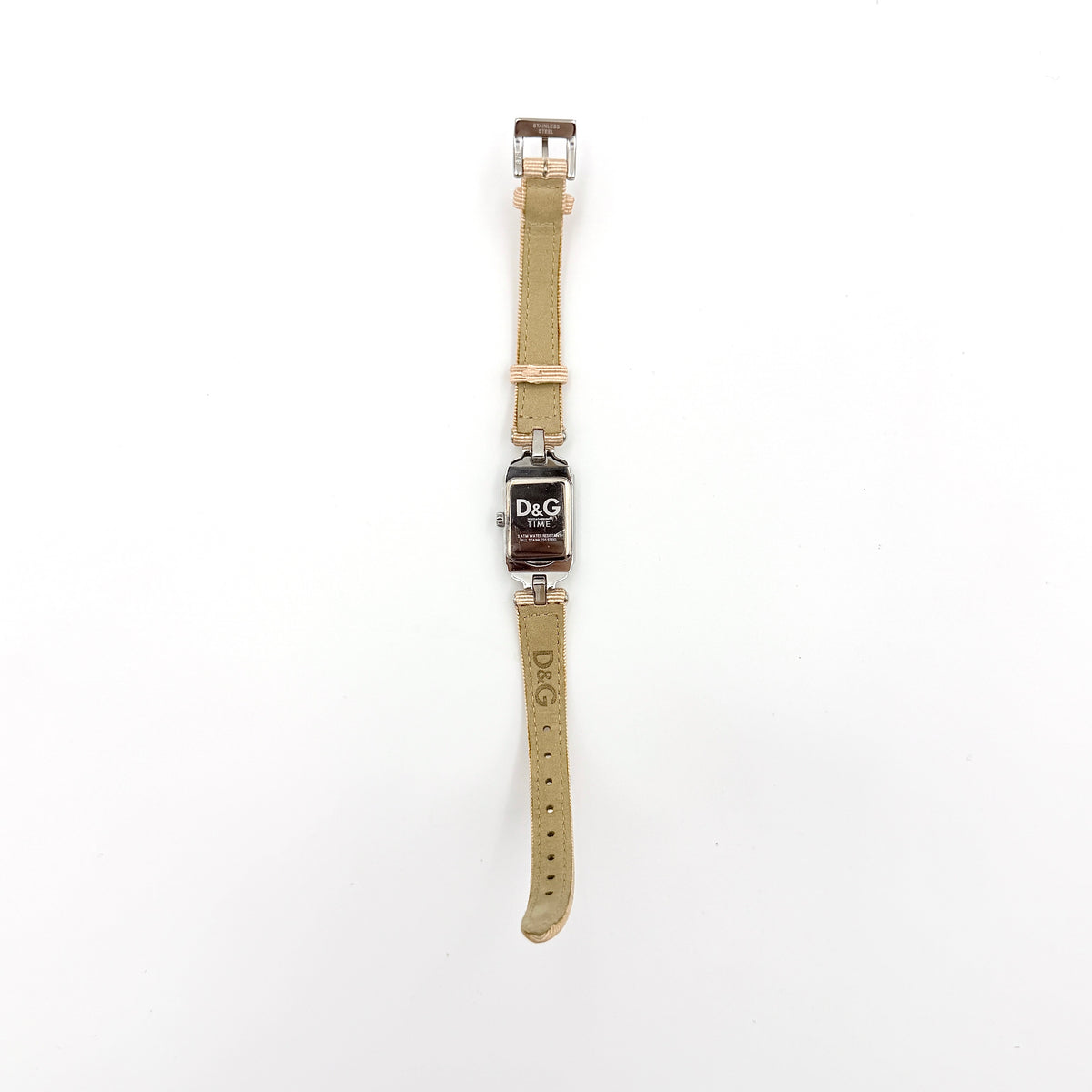 Dolce & Gabbana Rectangular Watch Beige