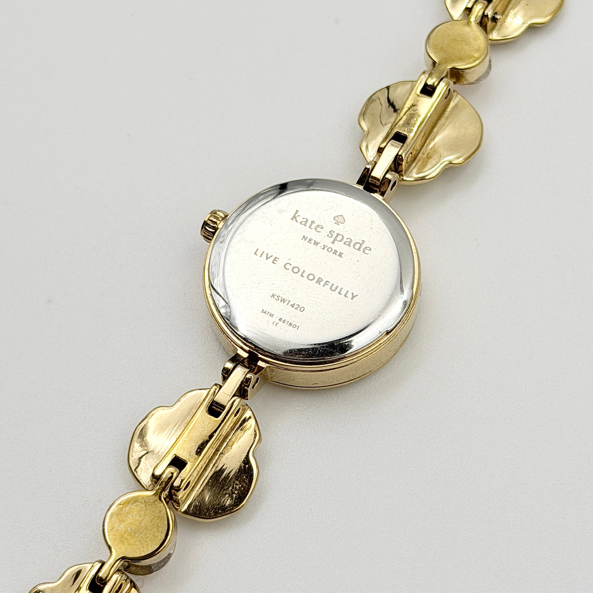 Kate Spade New York Monroe Floral Bracelet Watch Gold