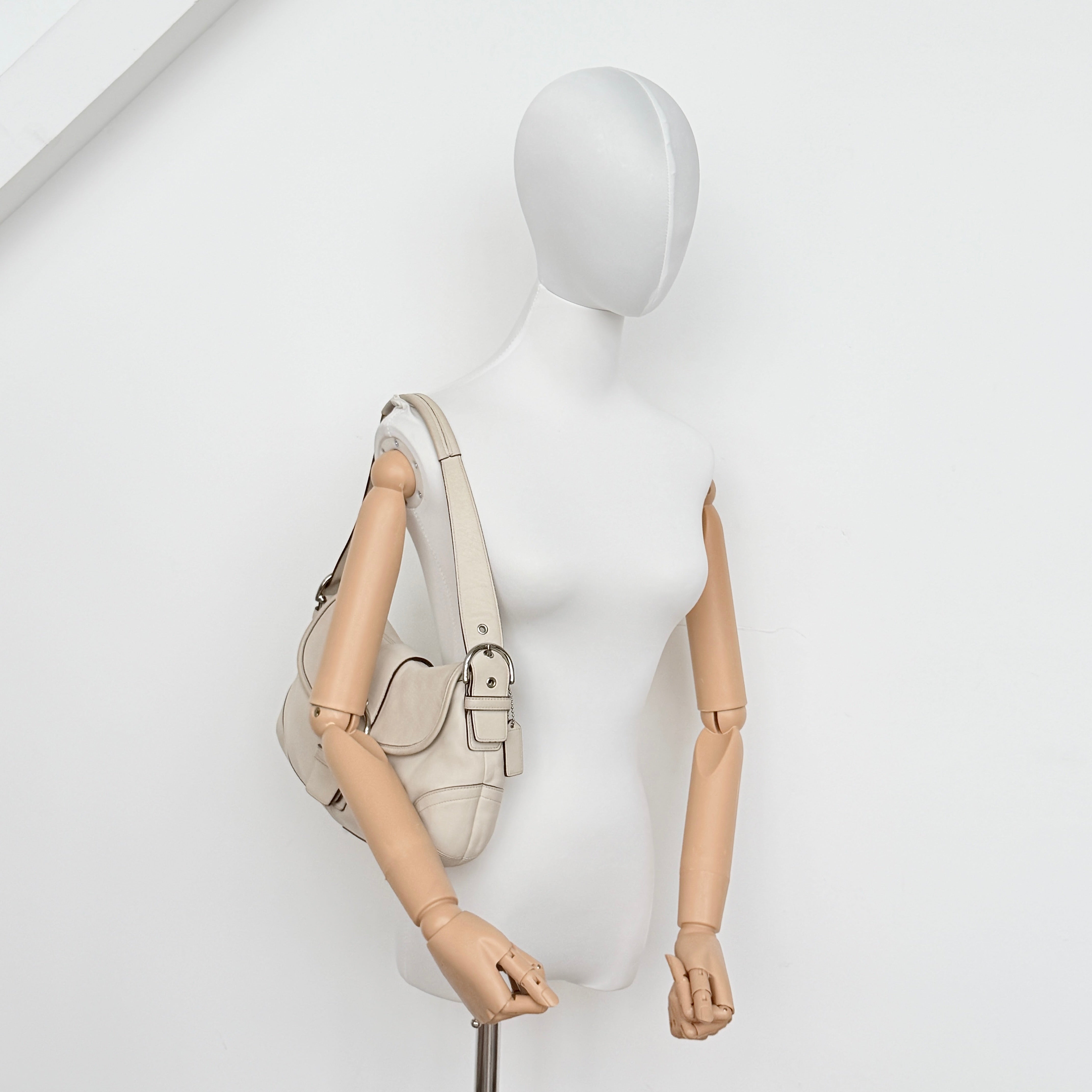 Coach Y2K Signature Soho Shoulder Bag Ivory