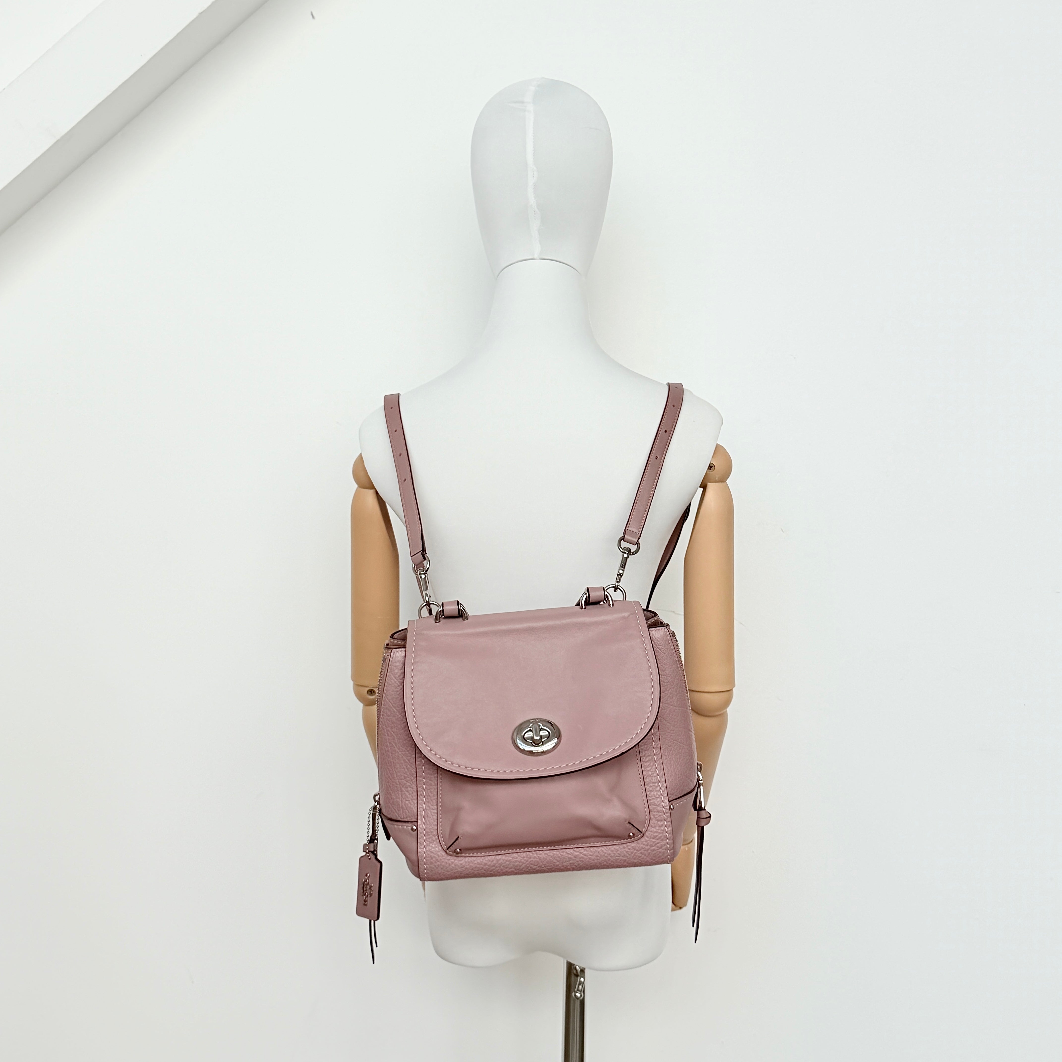 Coach Faye Convertible Backpack Dusty Pink