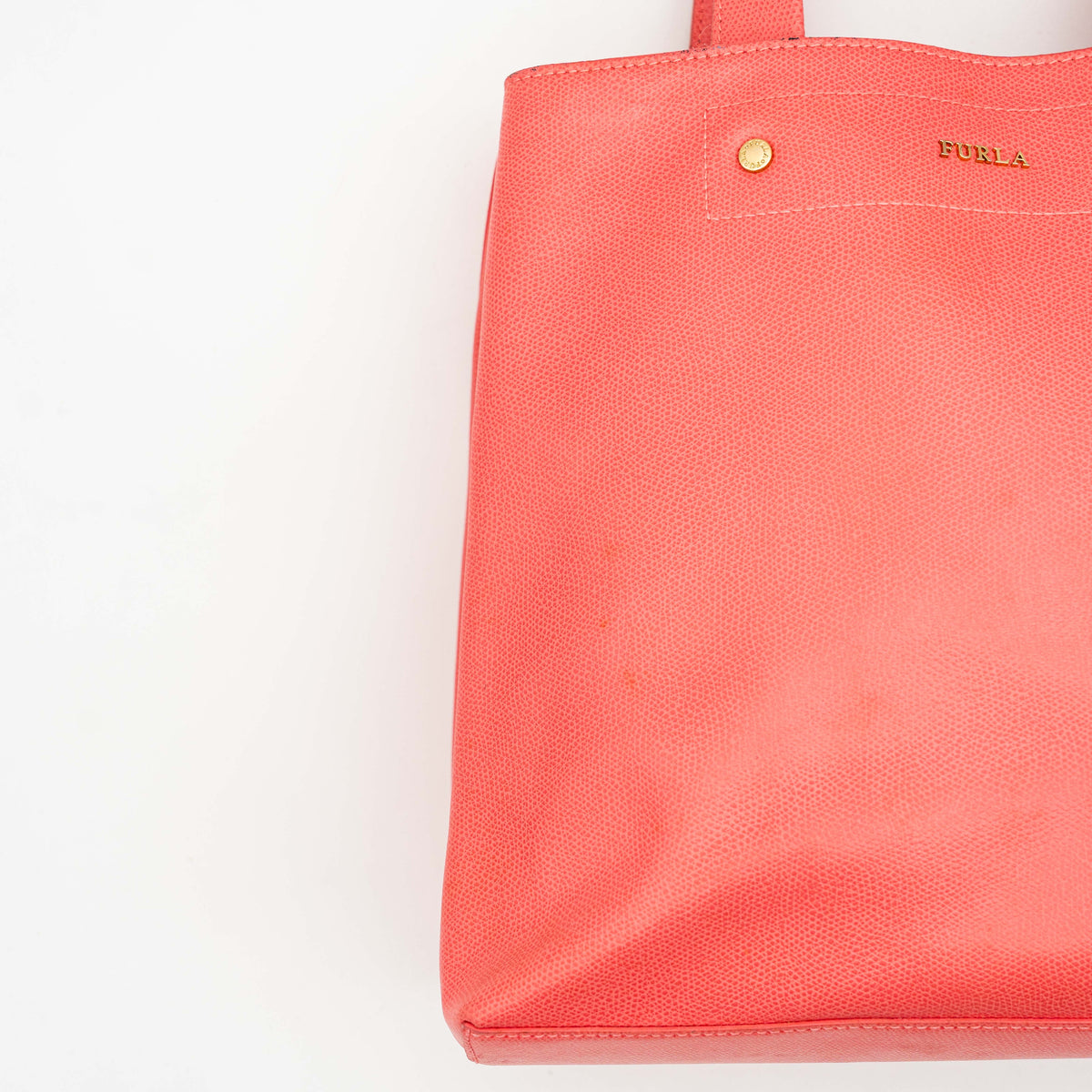 Furla Leather Tote Bag Pink