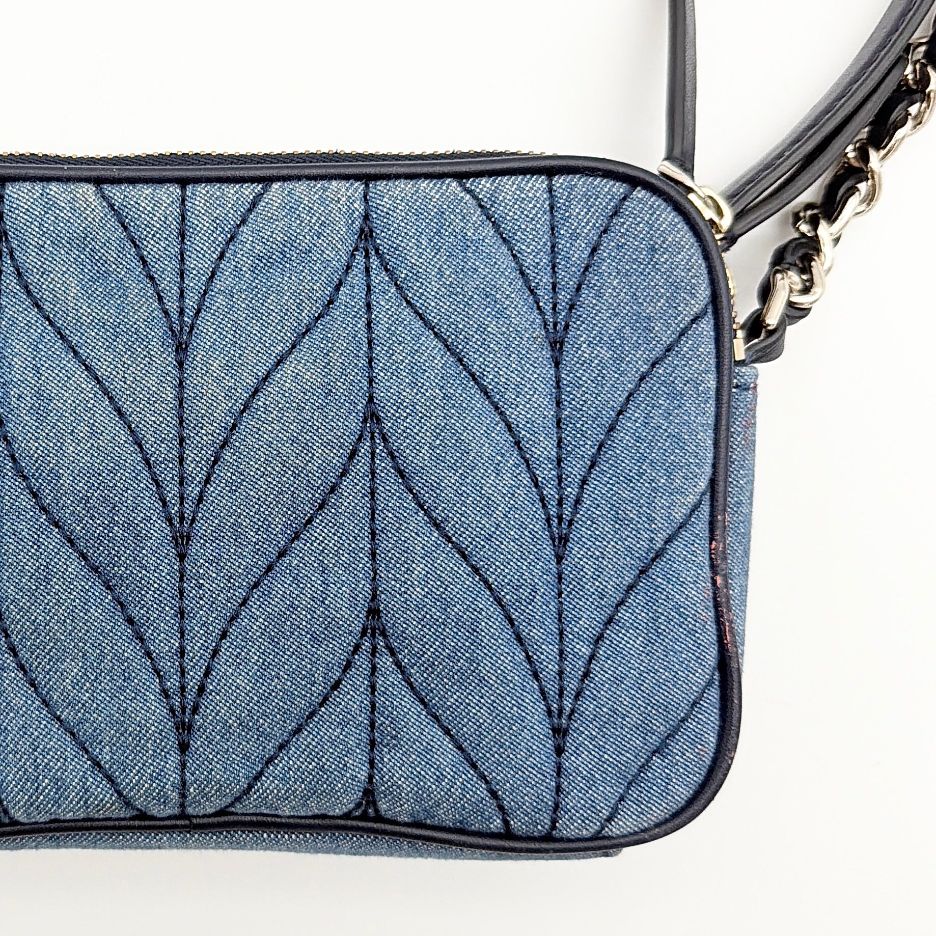 Kate Spade New York Briar Lane Quilted Denim Kendall Crossbody Bag