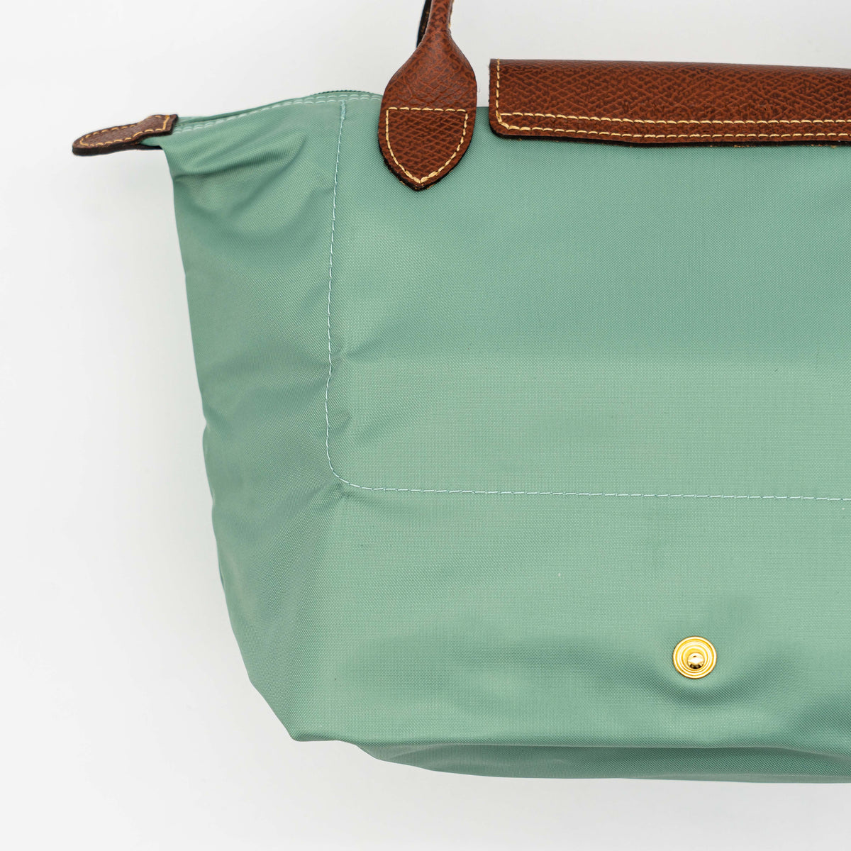 Longchamp Le Pliage Original Handbag Light Green/Brown