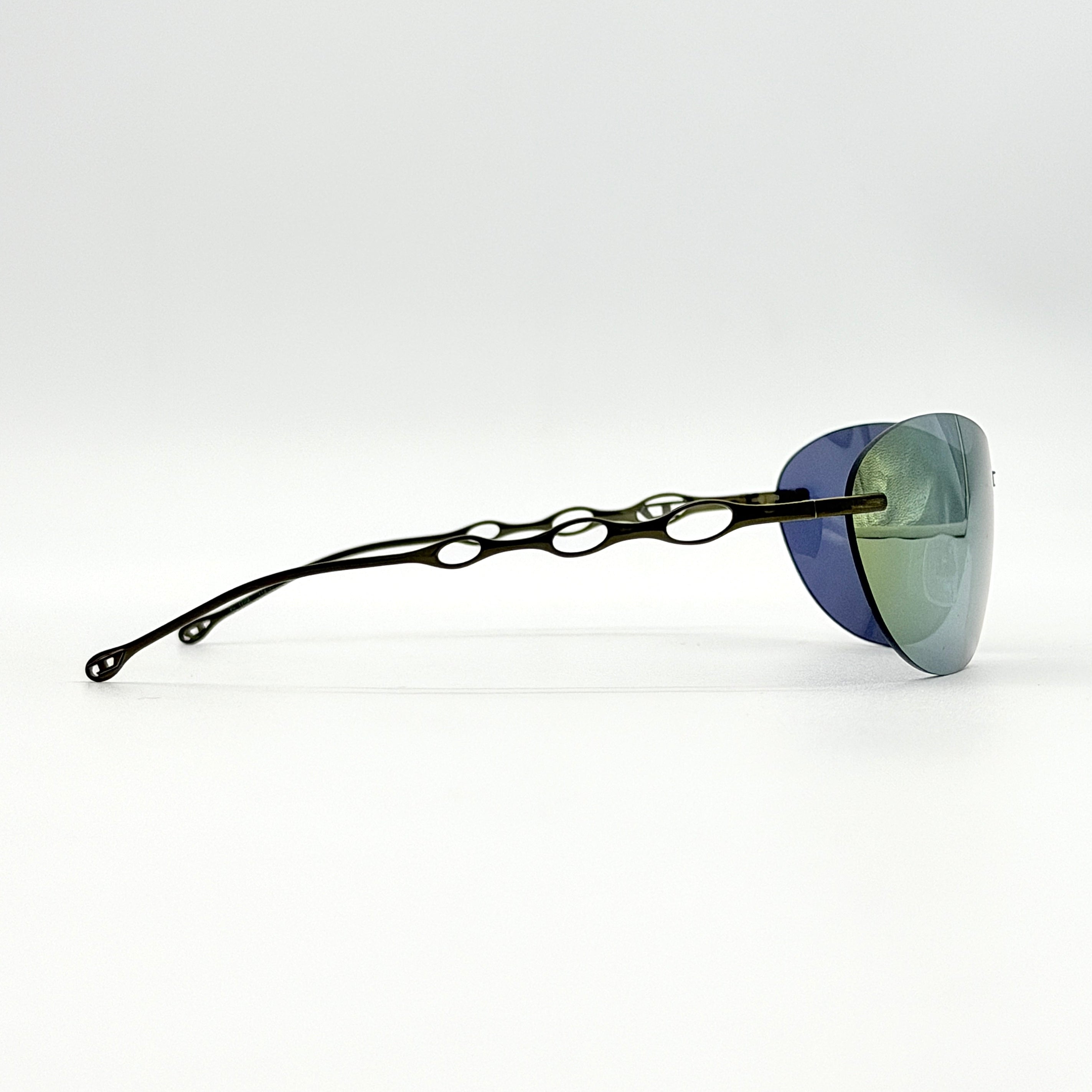 Diesel DL1006 Rimless Sunglasses Green