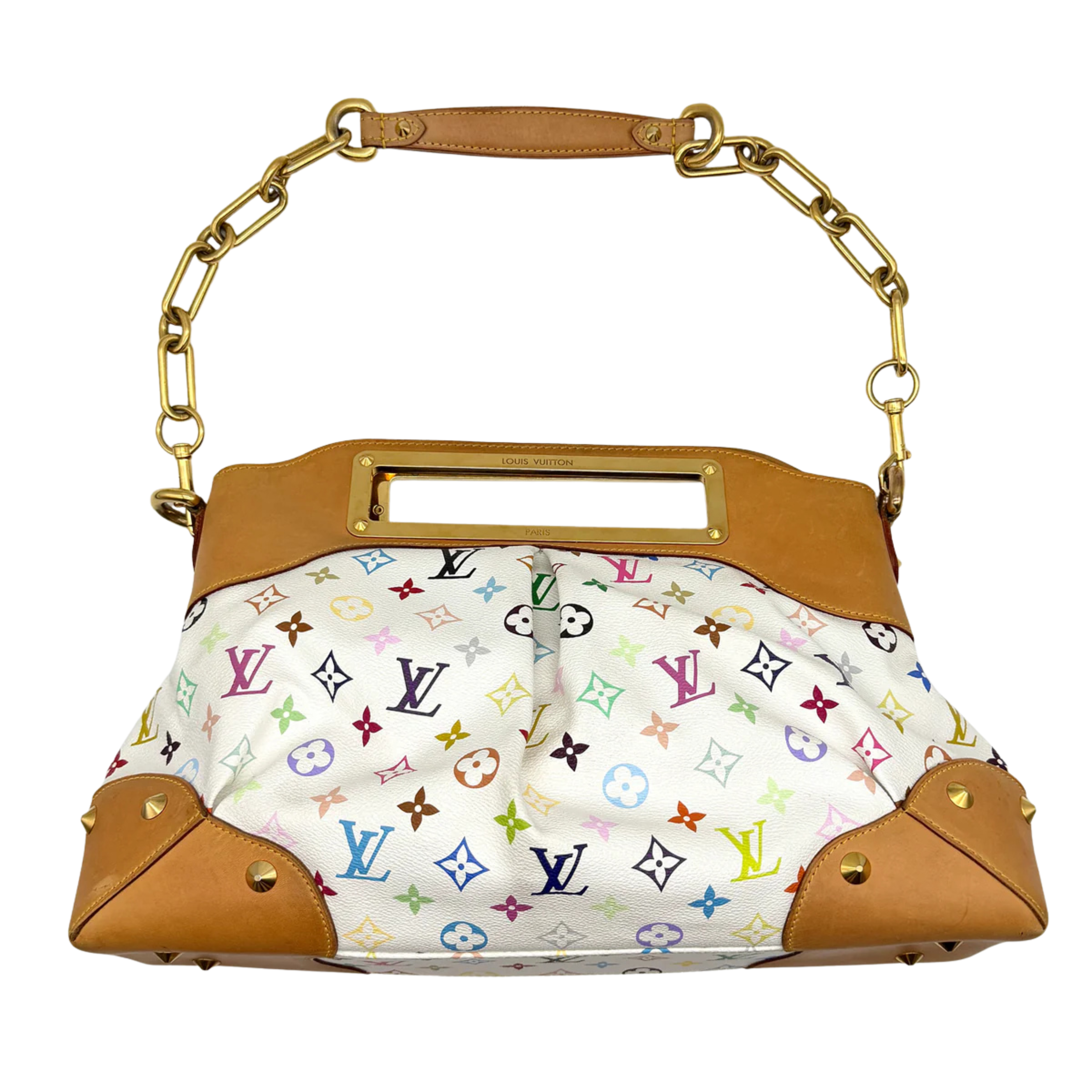 Louis Vuitton Murakami Monogram MM Judy Shoulder Bag Multicolor