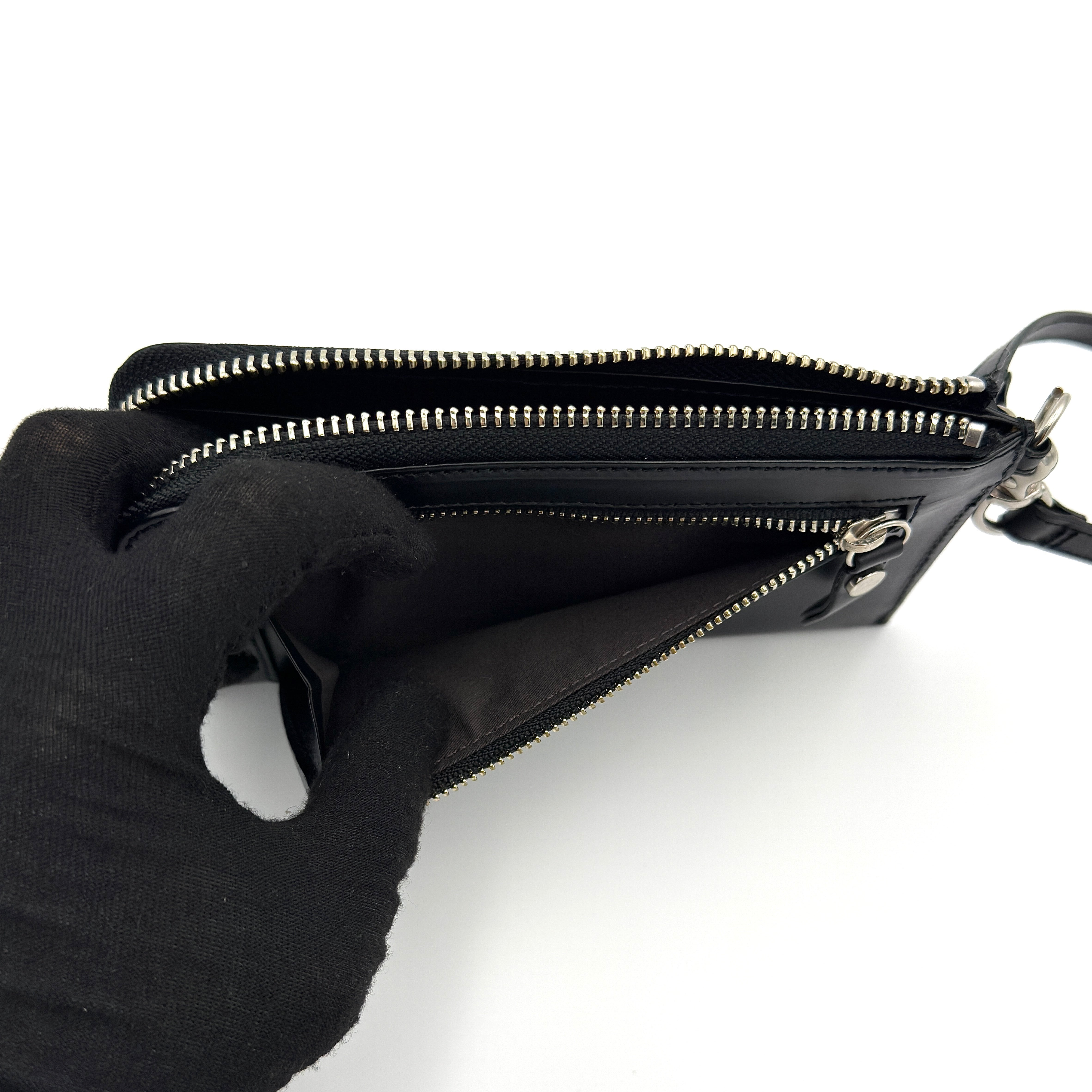 Vivienne Westwood Orb Wristlet Wallet Black