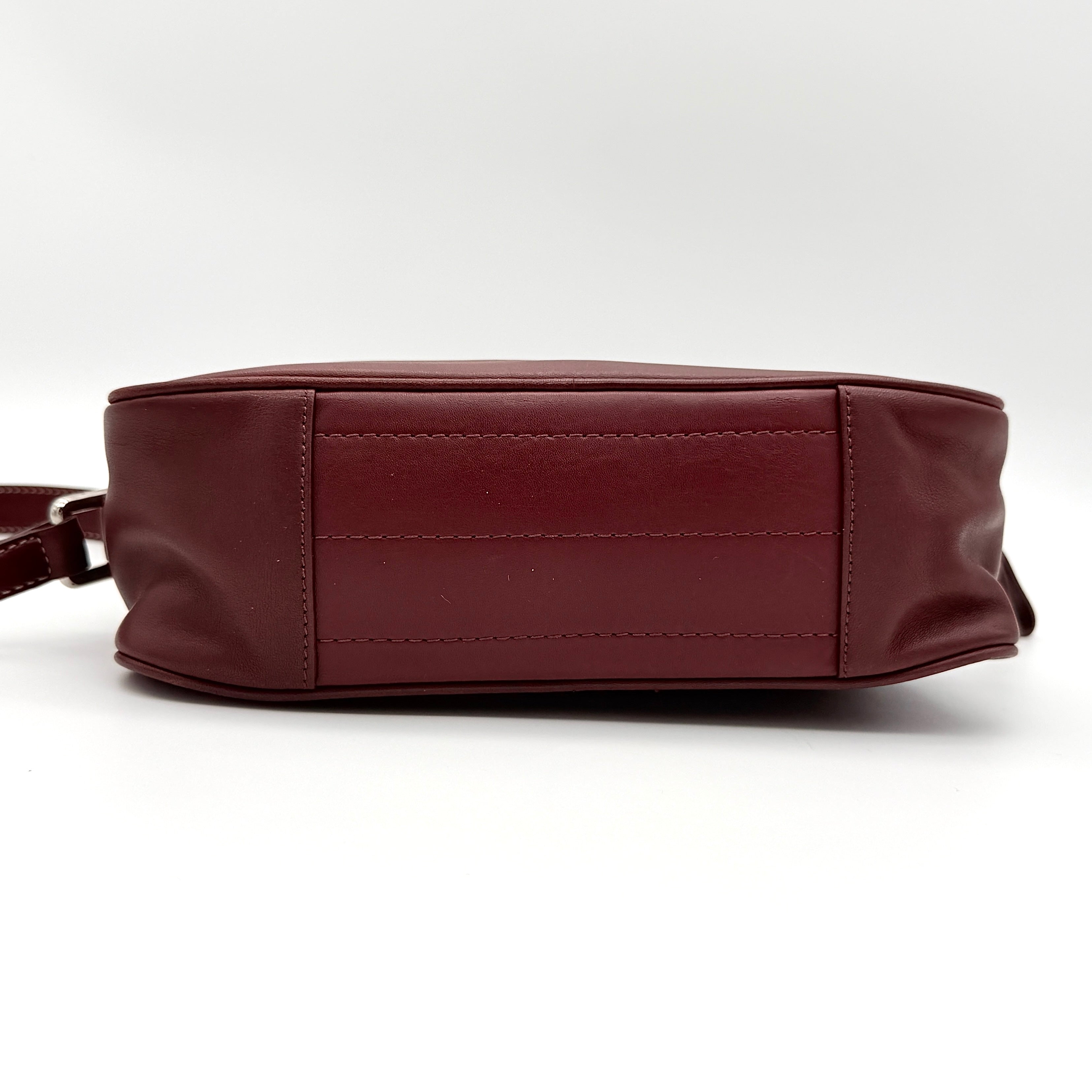 Coach Leather Shoulder Bag Brown