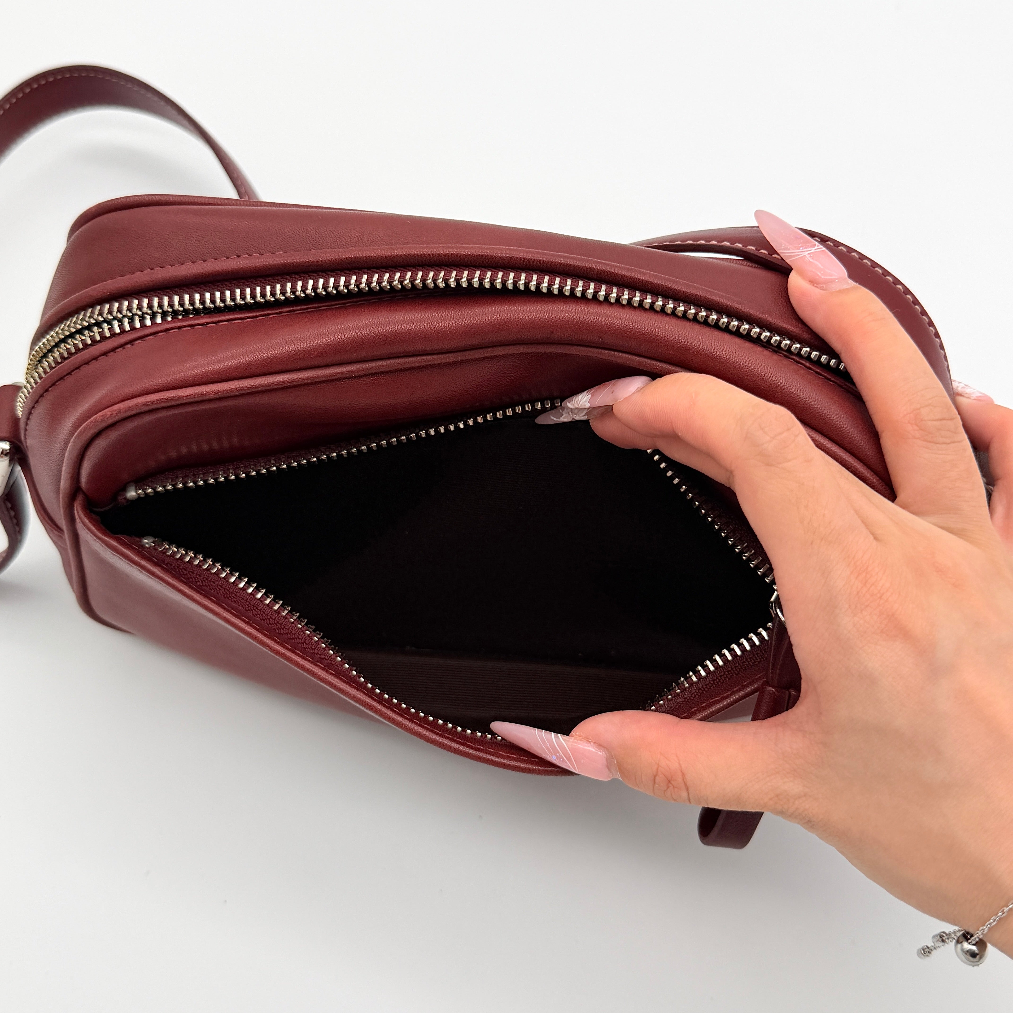 Coach Leather Shoulder Bag Brown