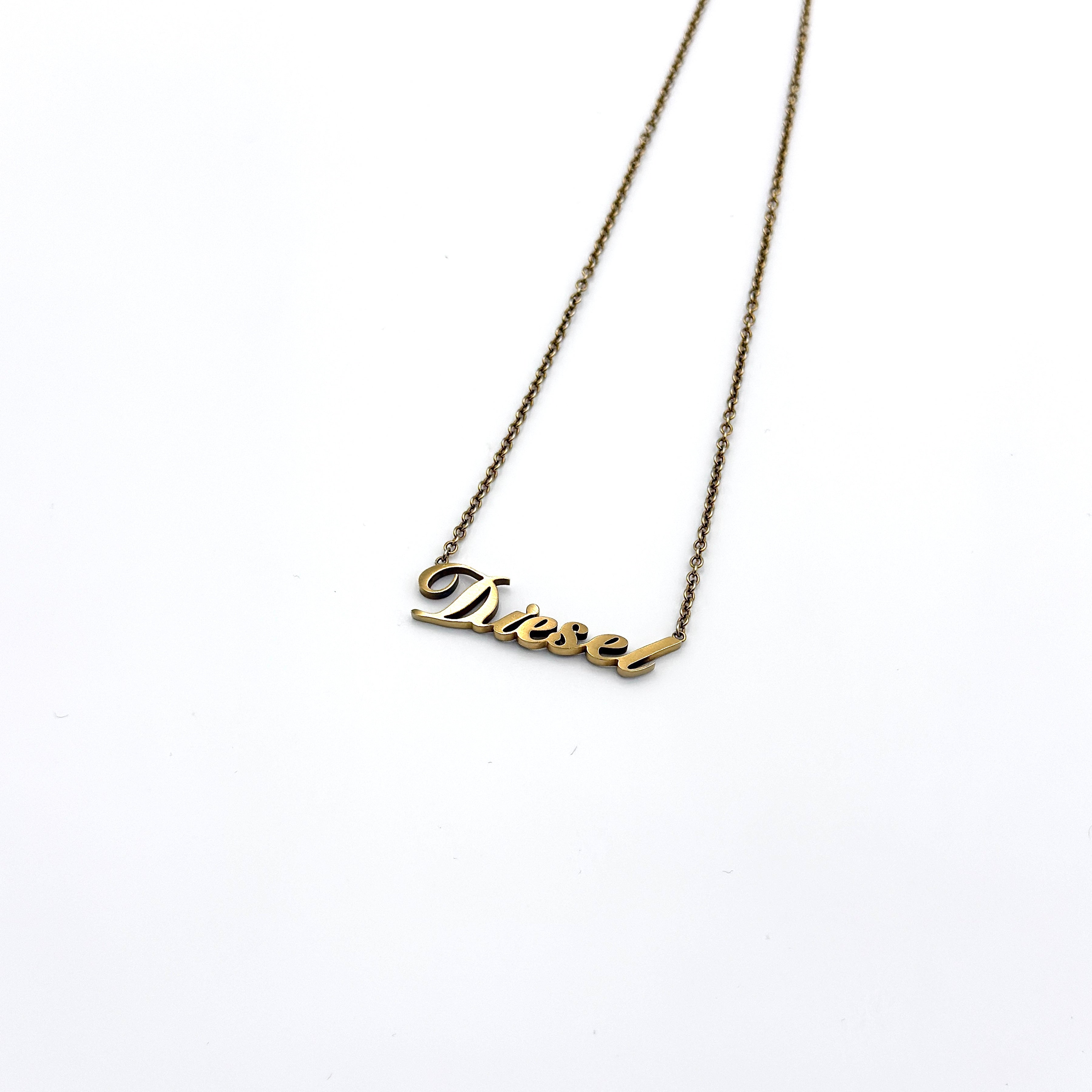 Diesel DX1372 Stainless Steel Chain Gold