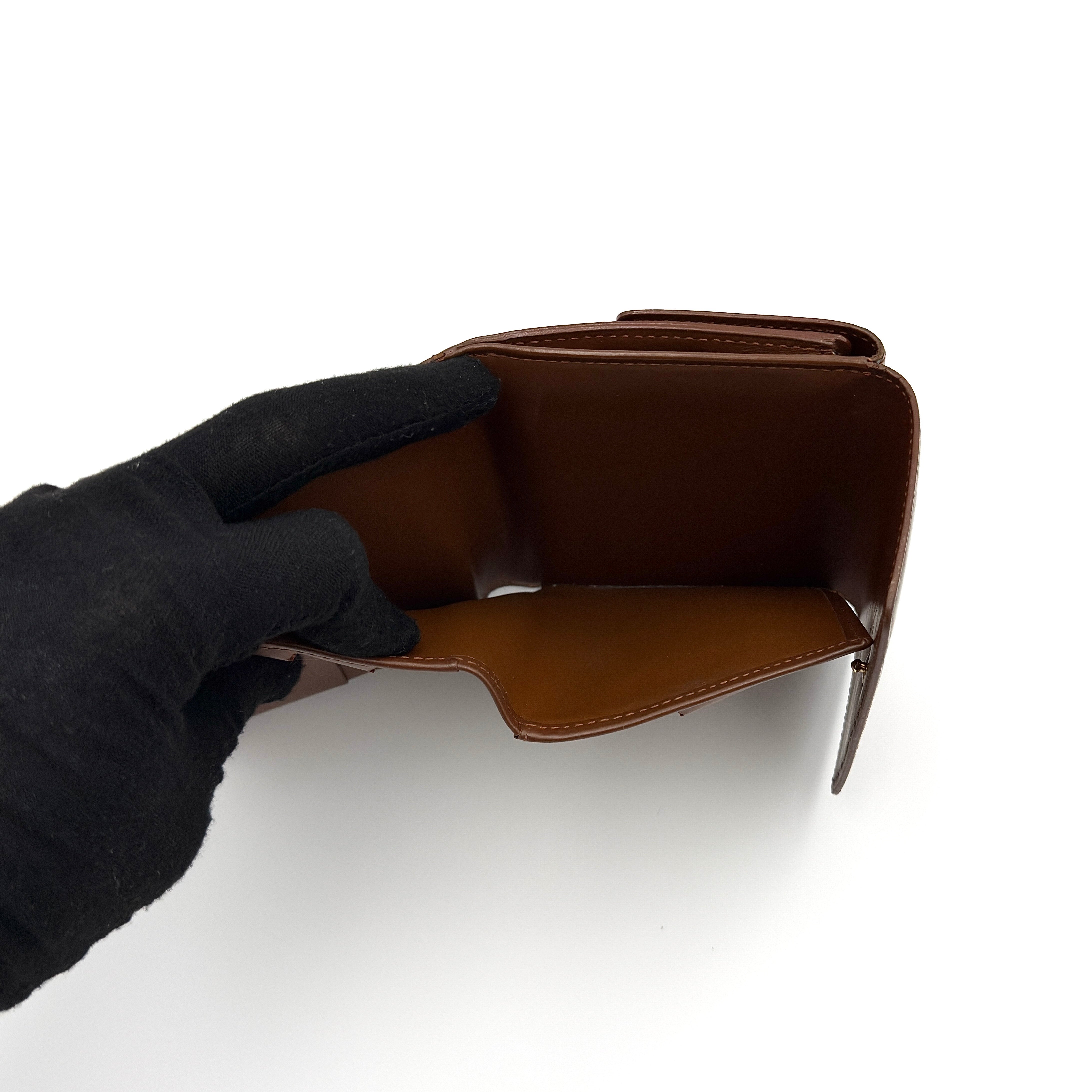 Louis Vuitton Monogram Vernis Portefeuille Elise Wallet Bronze