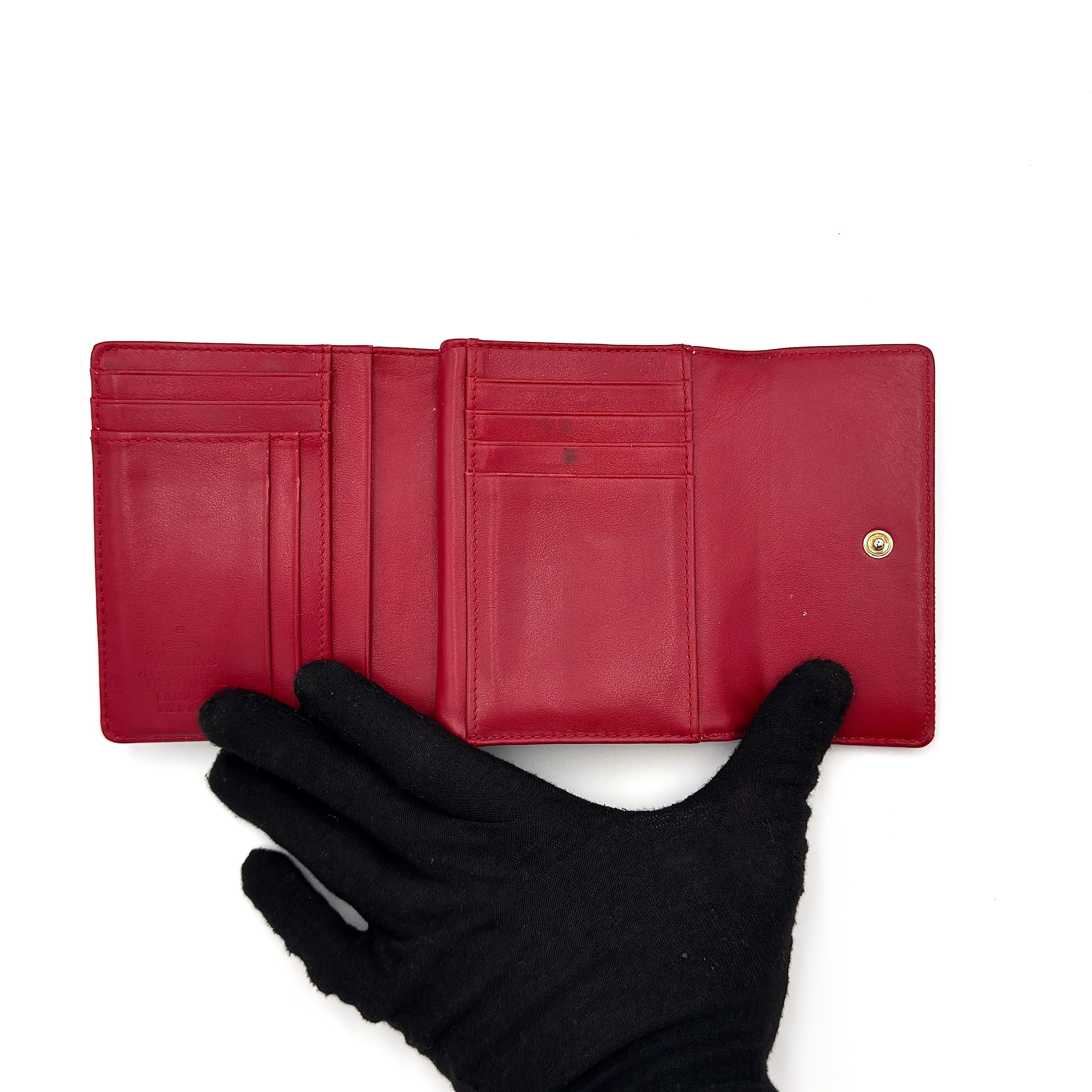 Vivienne Westwood Orb Plaid Tartan Mini Wallet Multicolor