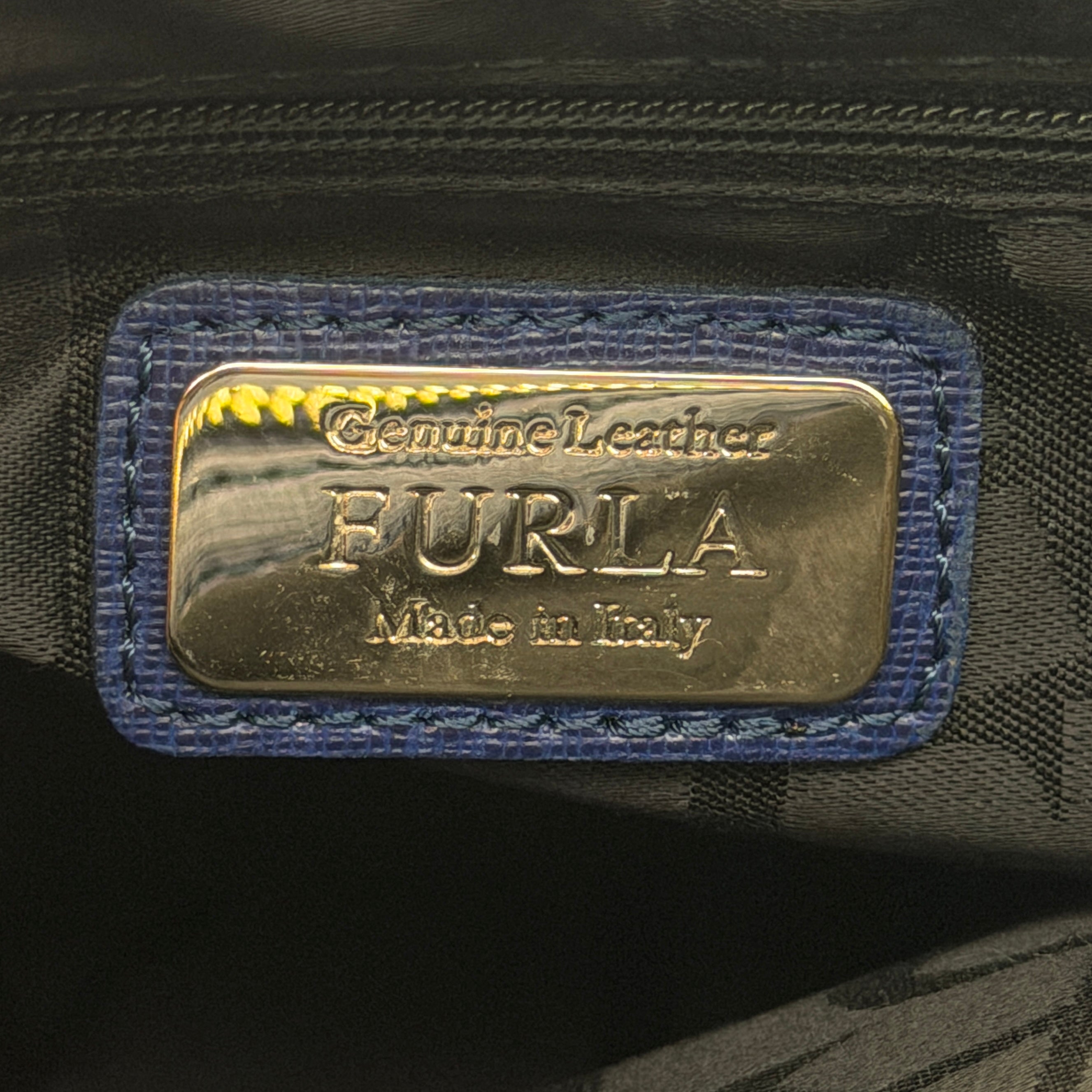 Furla 2Way Linda Tote Bag Blue