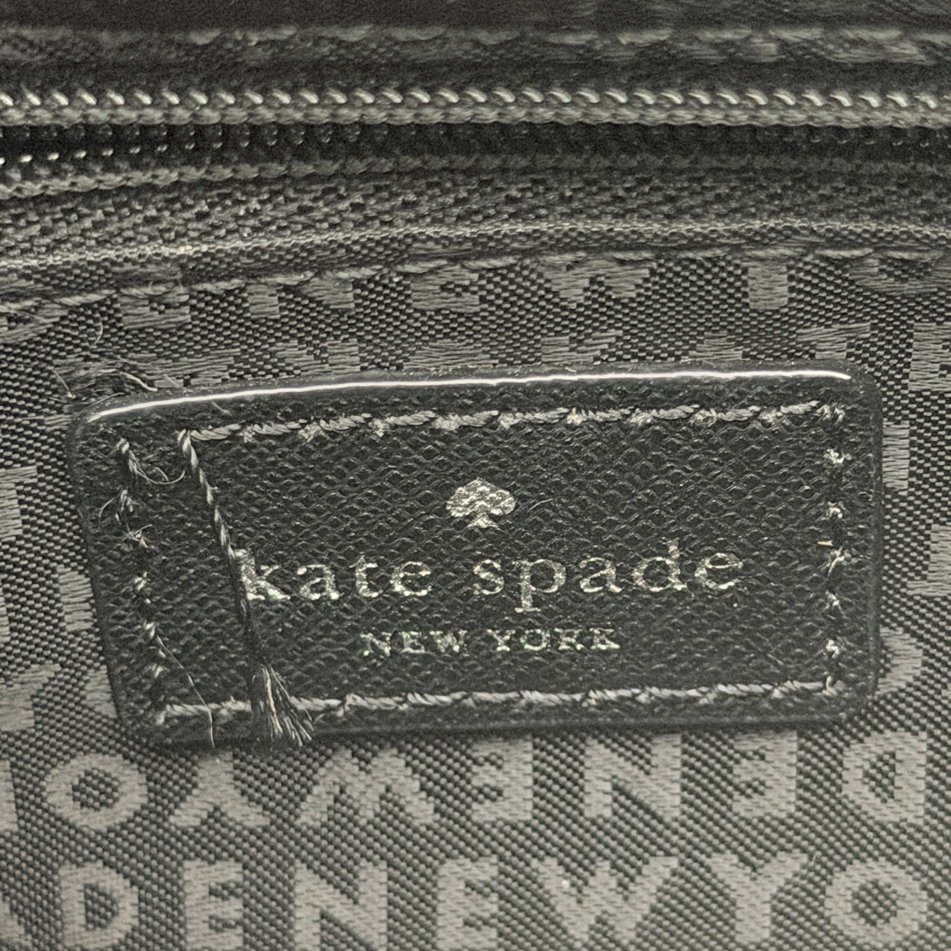 Kate Spade 2Way New York Polka Dot Handbag Black/Cream