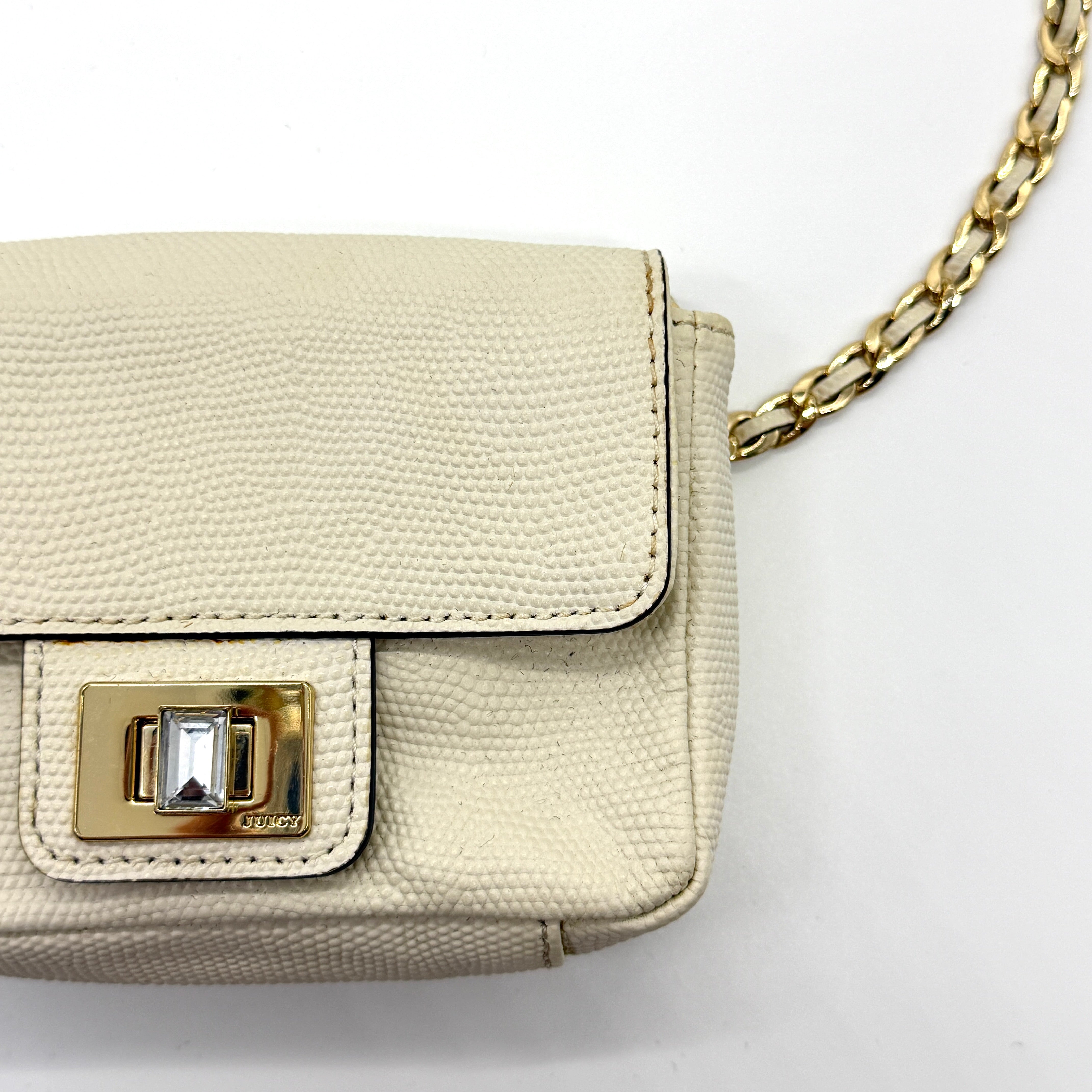 Juicy Couture Mini Crossbody Bag Cream