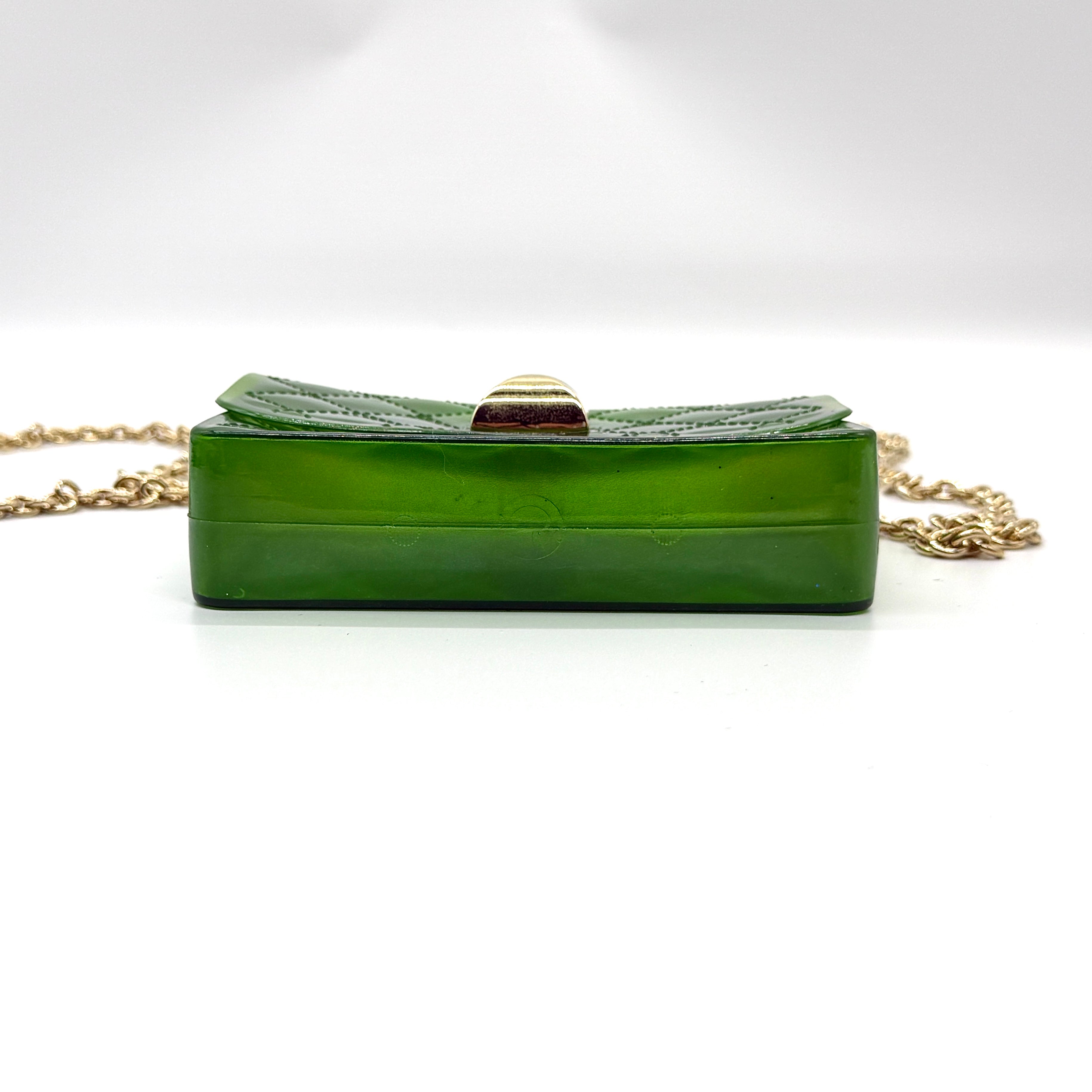 Herve Guyel Jelly Mini Crossbody Bag Green