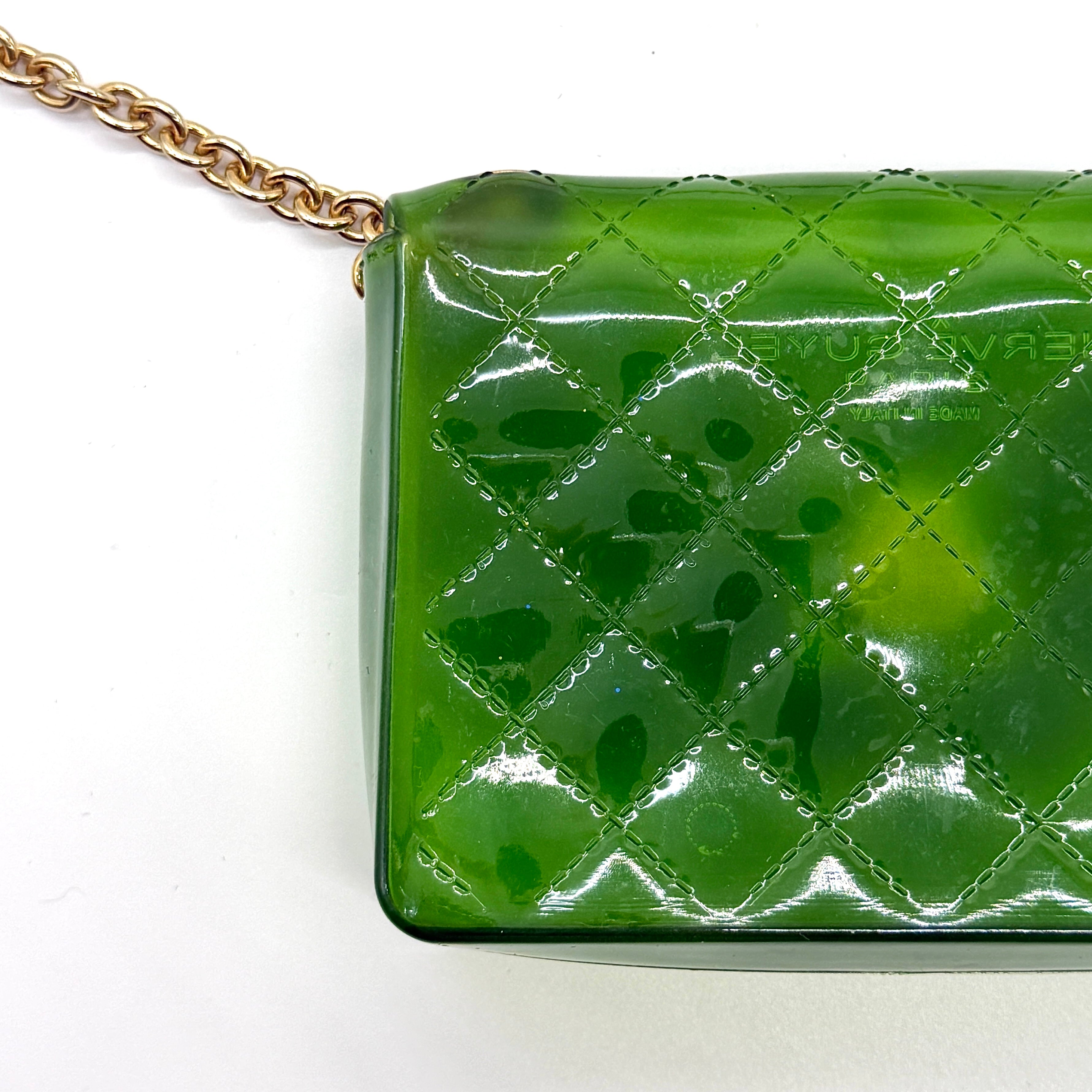 Herve Guyel Jelly Mini Crossbody Bag Green