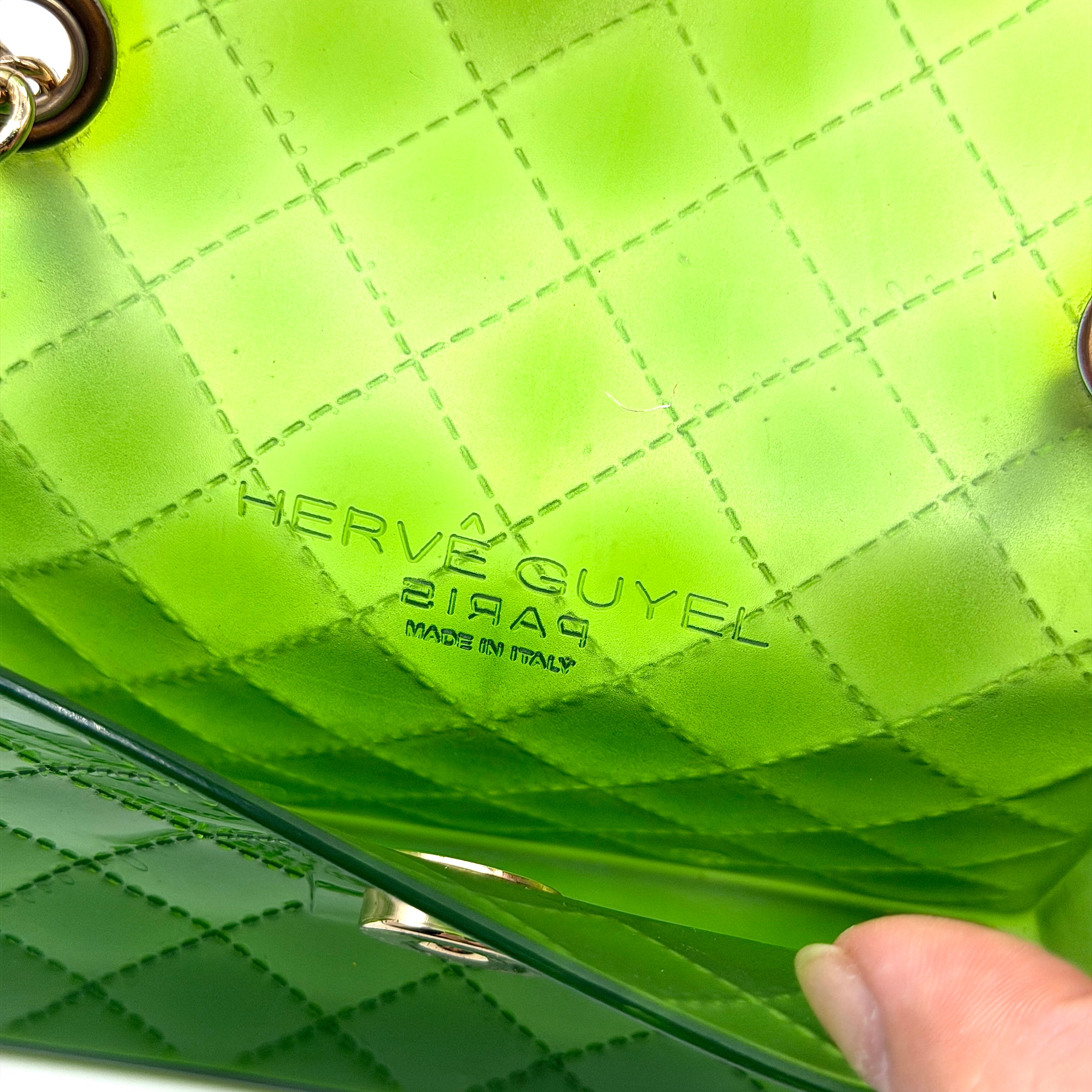 Herve Guyel Jelly Mini Crossbody Bag Green