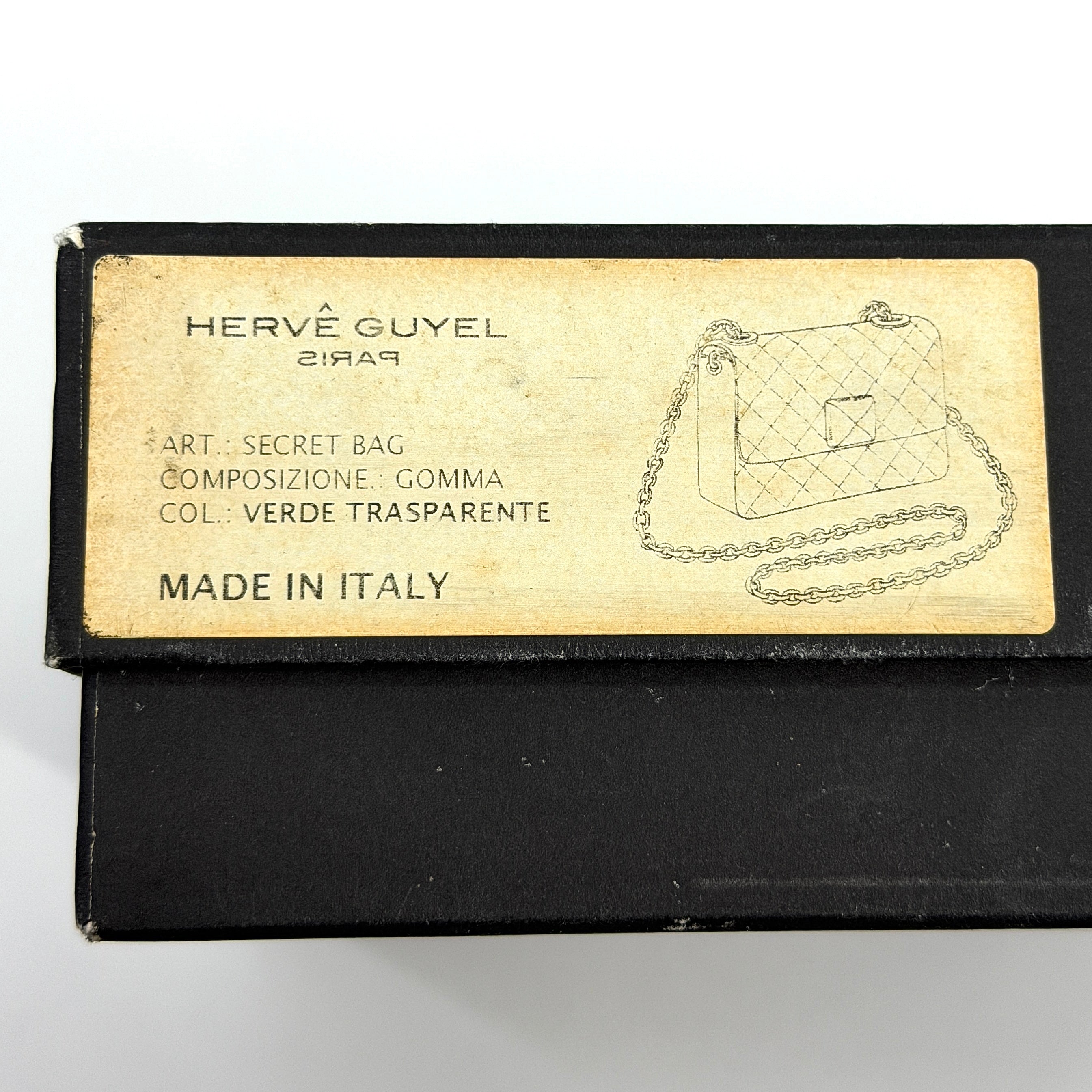 Herve Guyel Jelly Mini Crossbody Bag Green