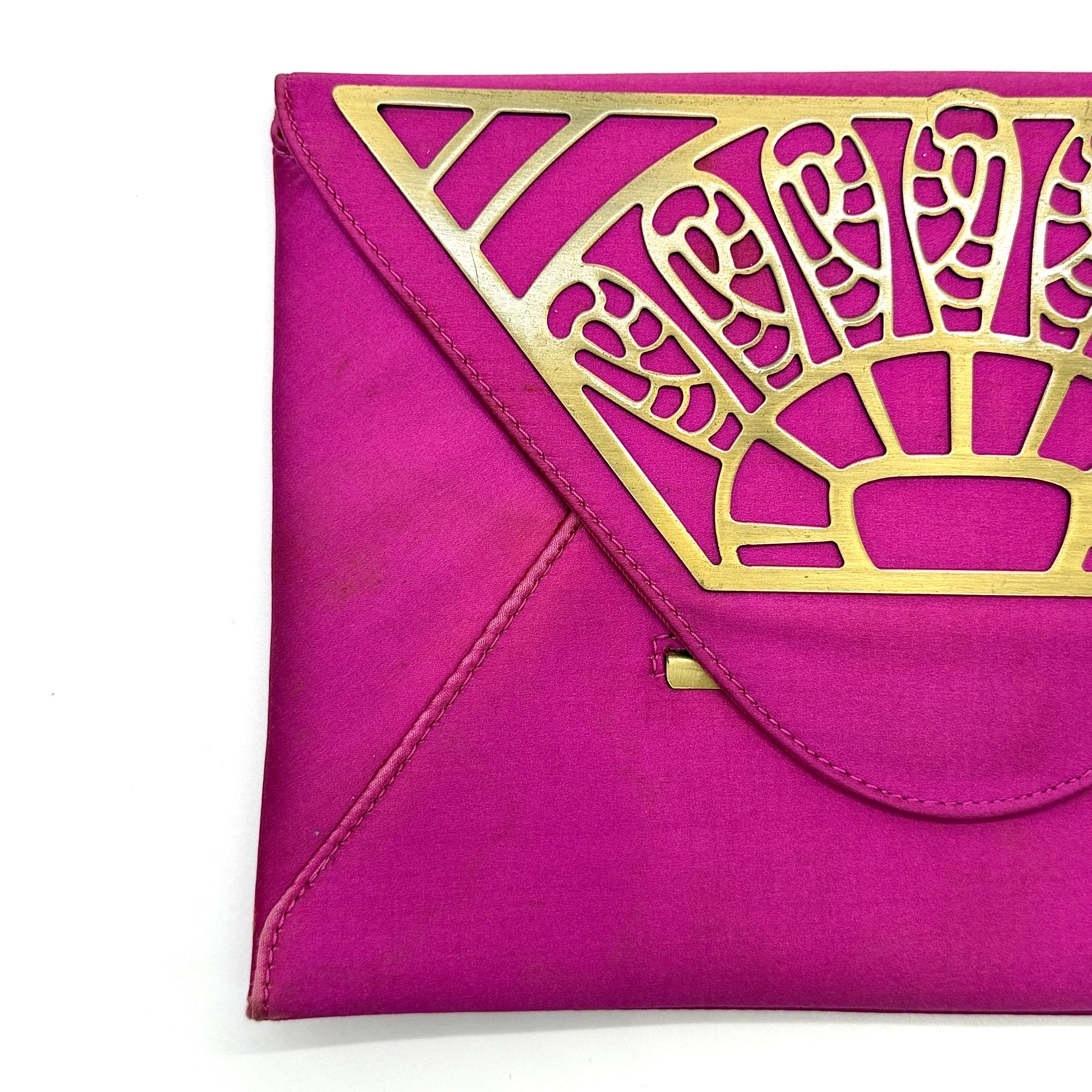 BCBGMAXAZRIA Envelope Clutch Pink
