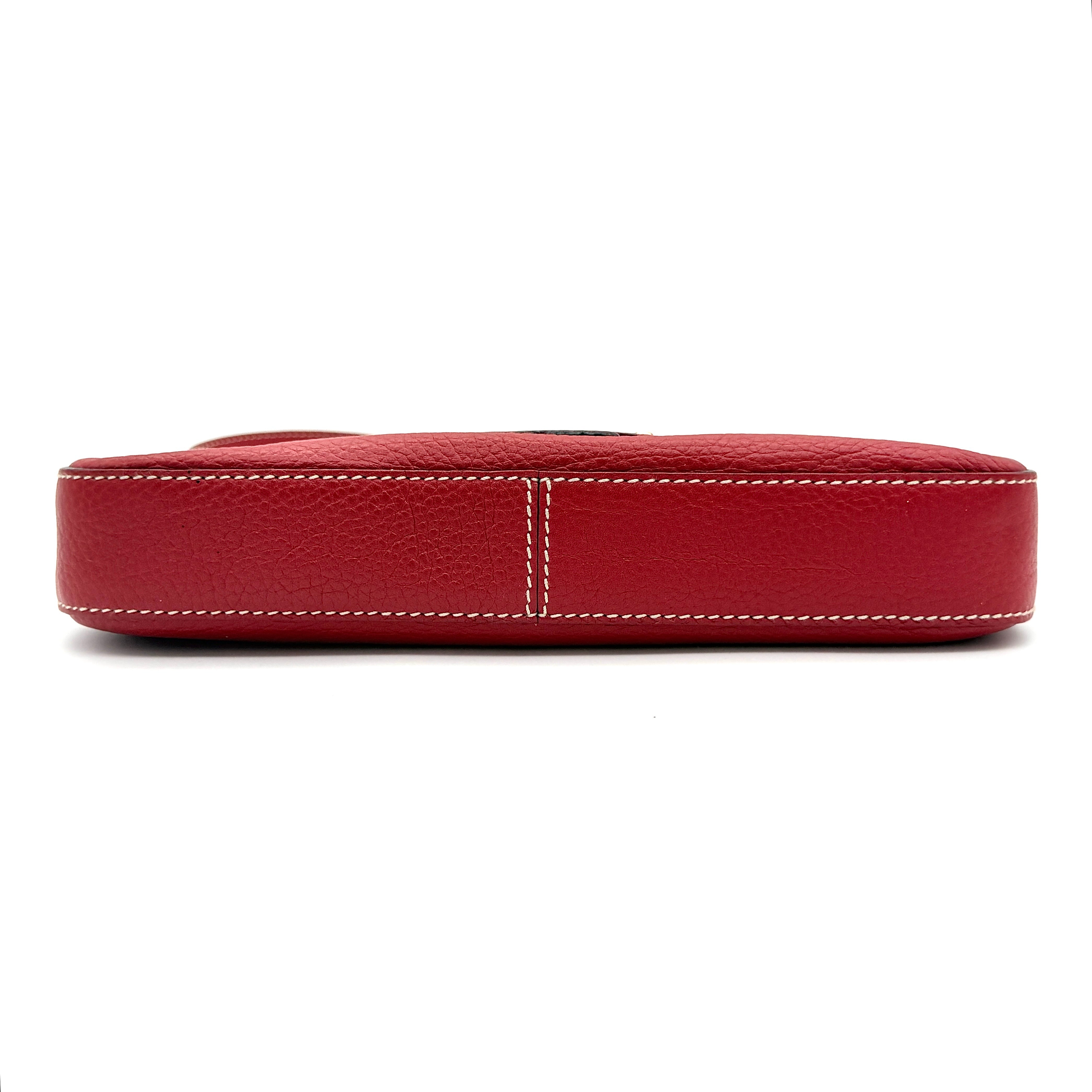 Kate Spade Bea Tarrytown Baguette Shoulder Bag Red