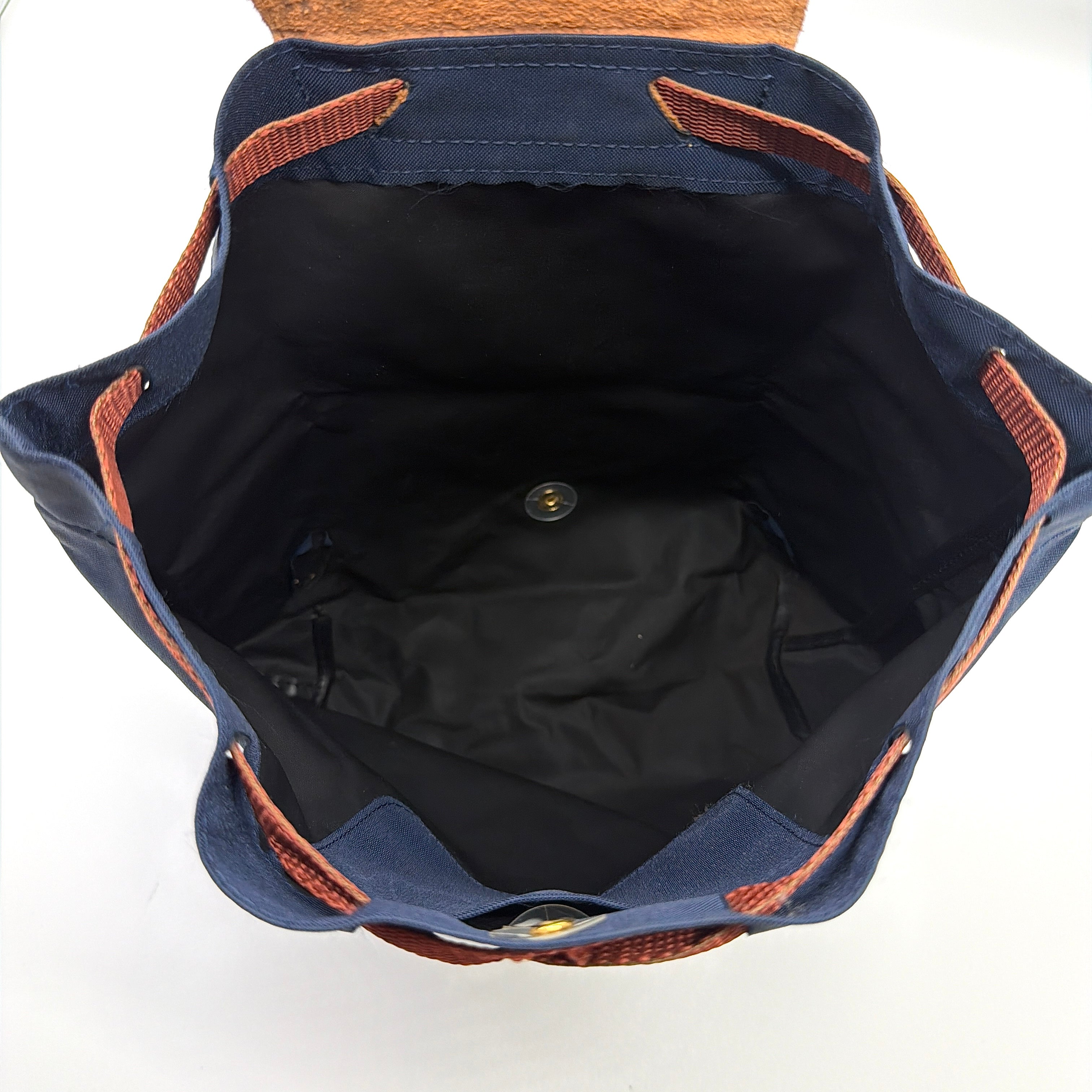 Longchamp Le Pliage Original Backpack Blue/Brown (Foldable)