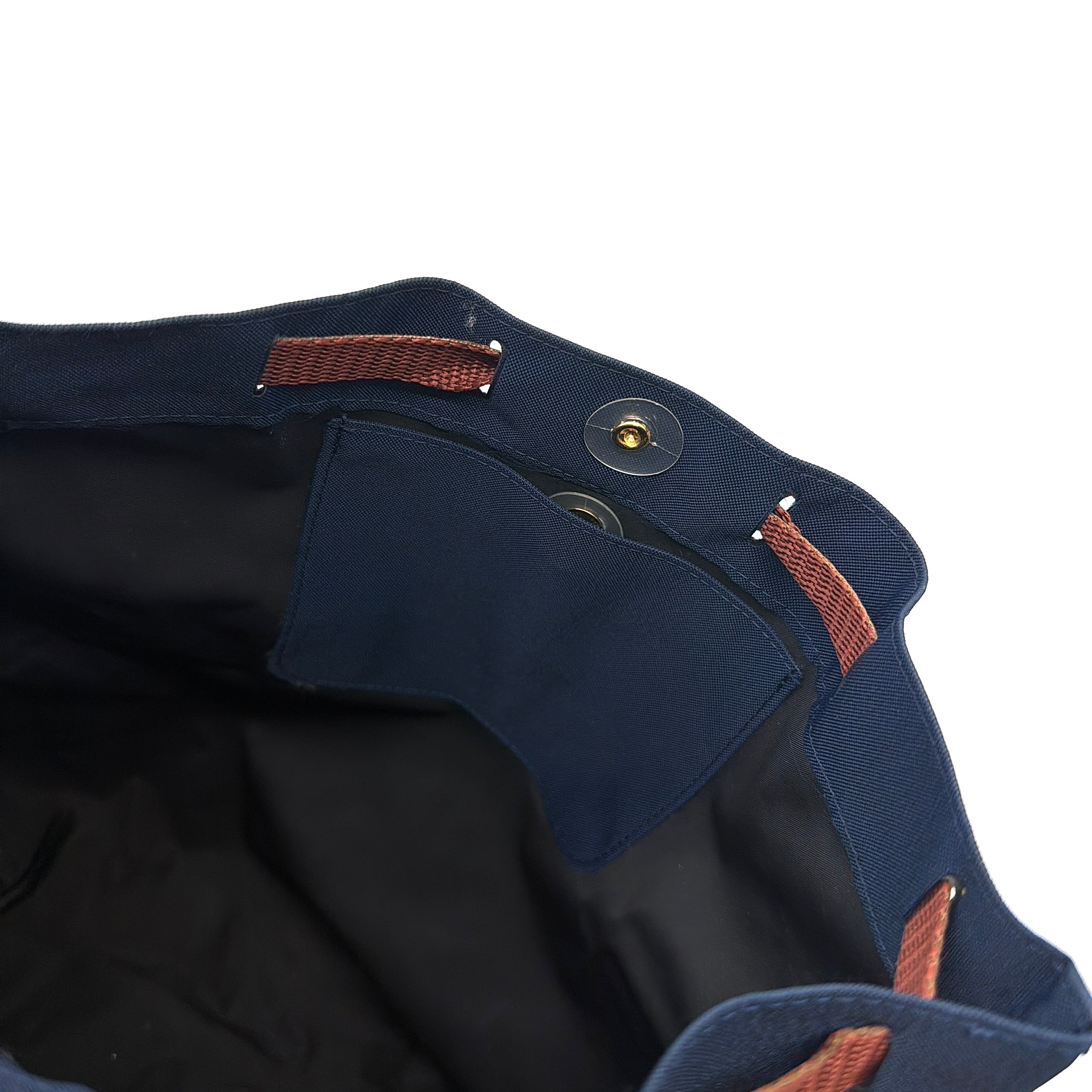 Longchamp Le Pliage Original Backpack Blue/Brown (Foldable)