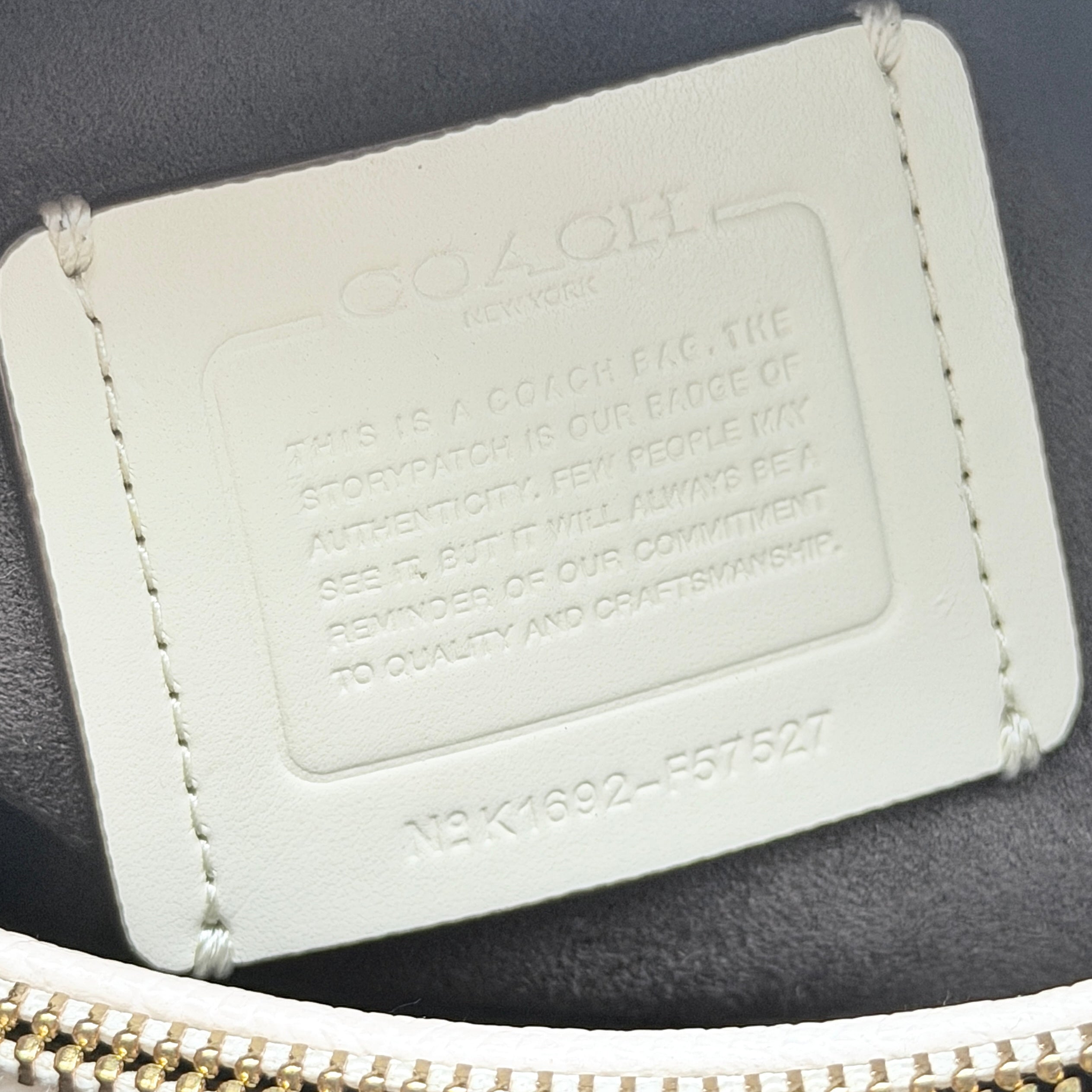 Coach 2Way Signature Sage Carryall Shoulder Bag White